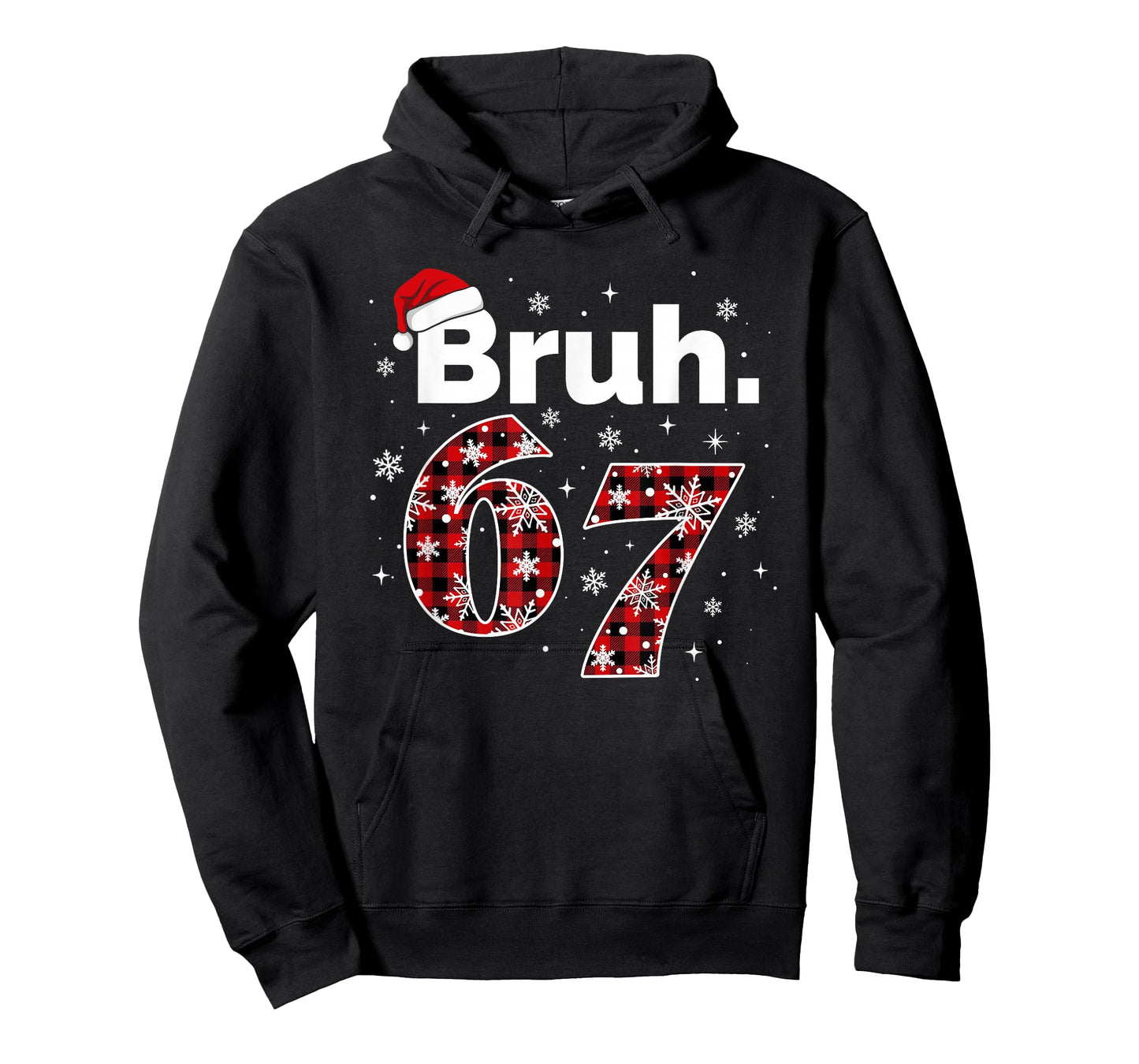 Funny Bruh 67 Christmas Meme Holiday Women Kids Xmas Pajamas T-Shirt