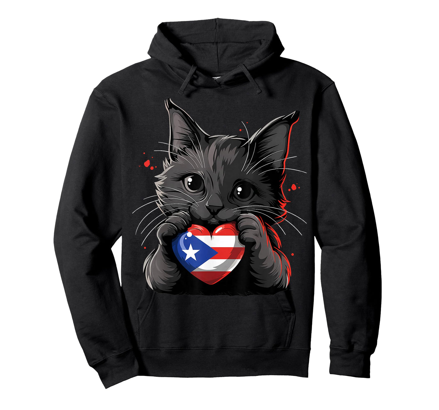 Puerto Rico Flag Cat Boricua Puerto Rican Flag T-Shirt