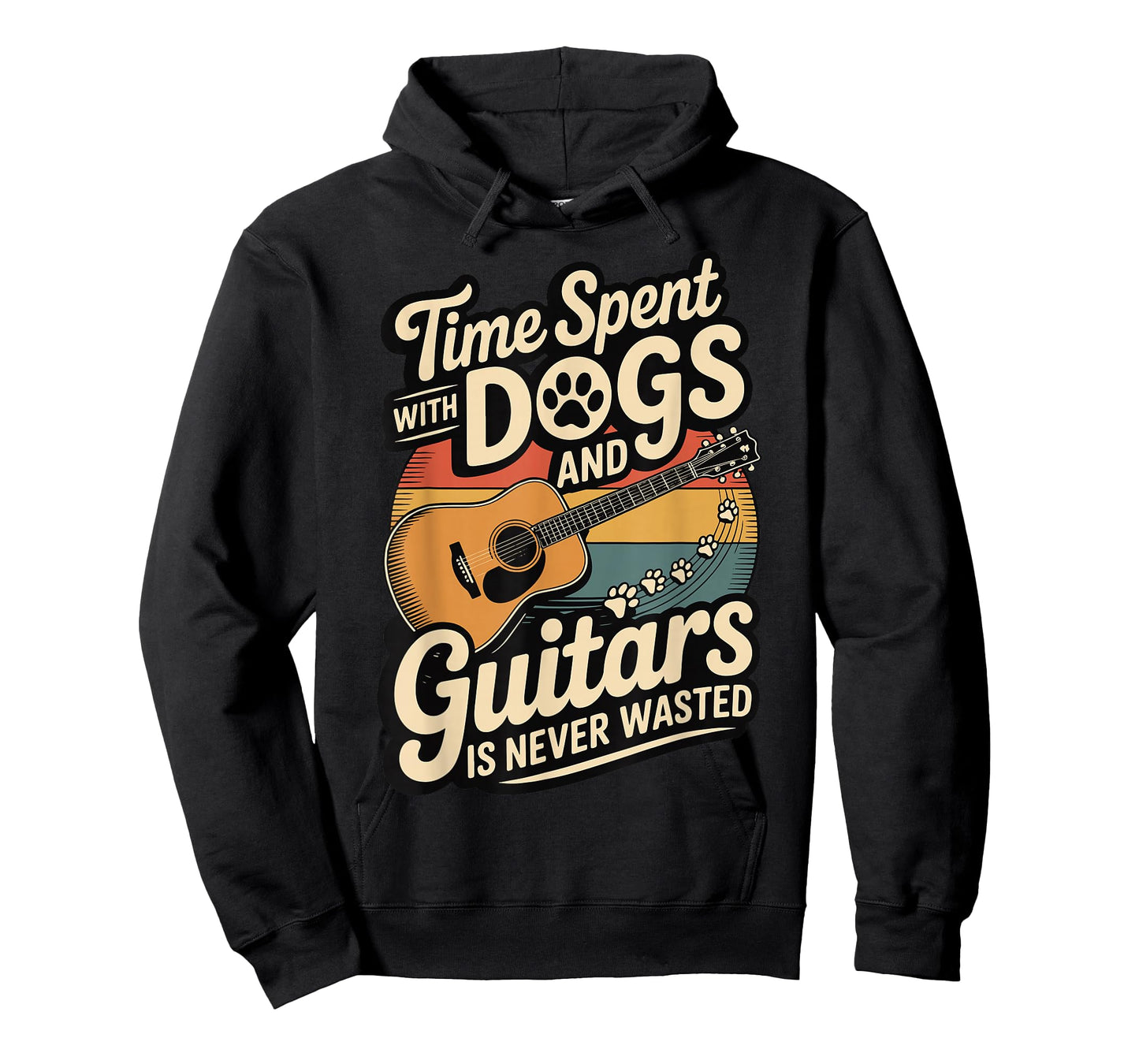 Time Spent with Dogs and Guitars is Never Wasted T-Shirt