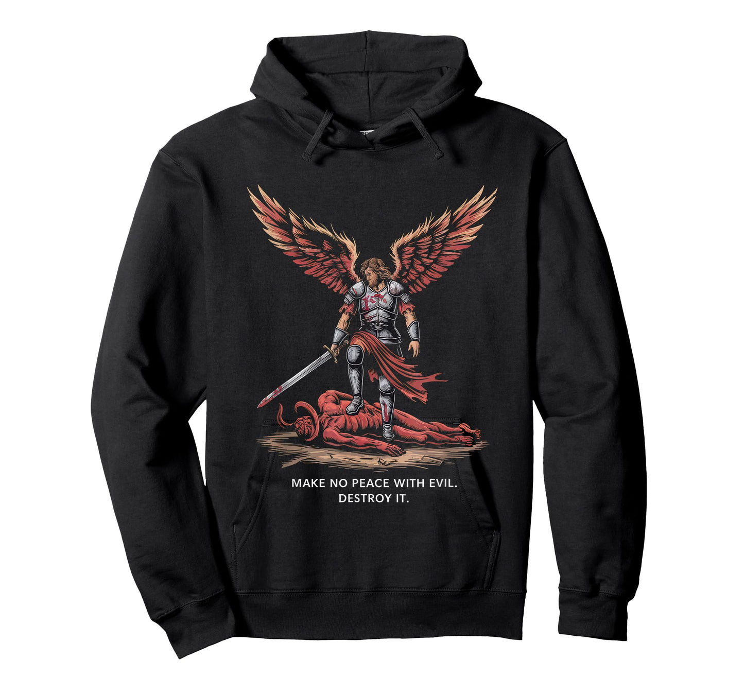 Make No Peace with Evil Tshirt Archangel Michael Jesus God T-Shirt