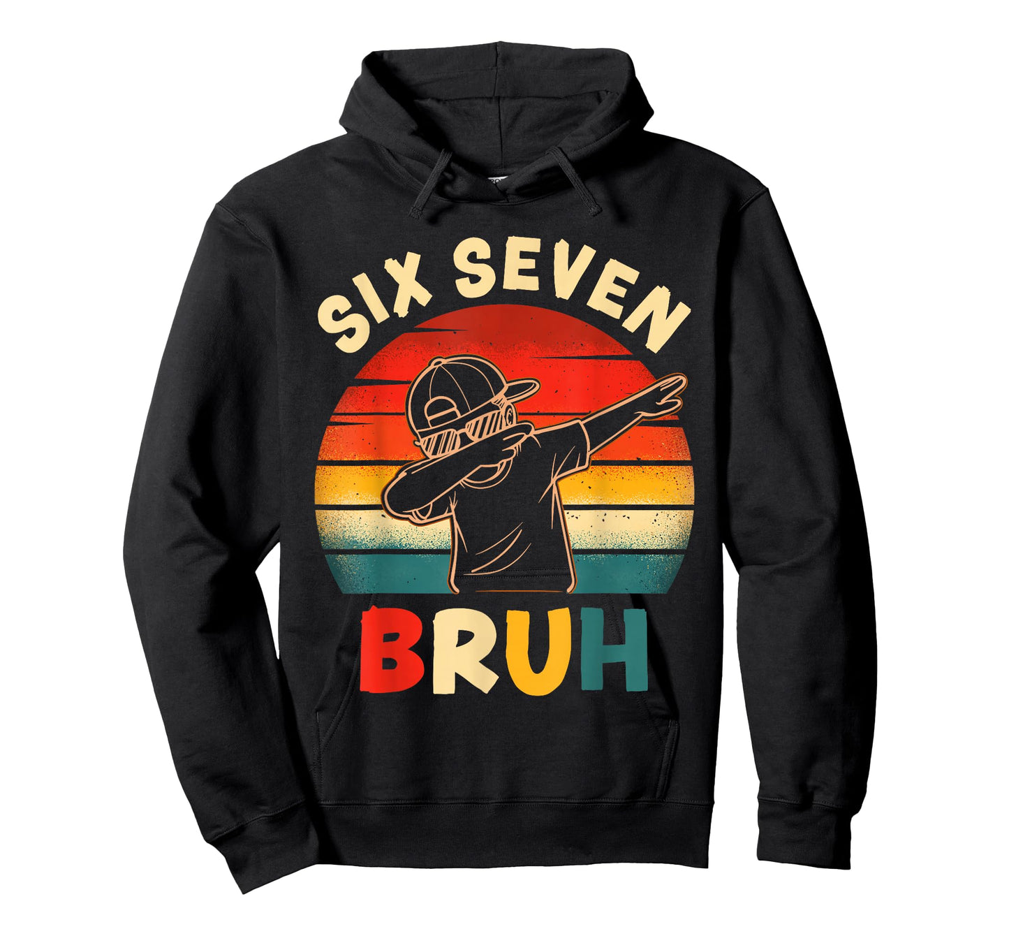 Funny Dabbing Boy Six Seven Bruh 67 Meme 6 7 Slang Gen Z Kid T-Shirt