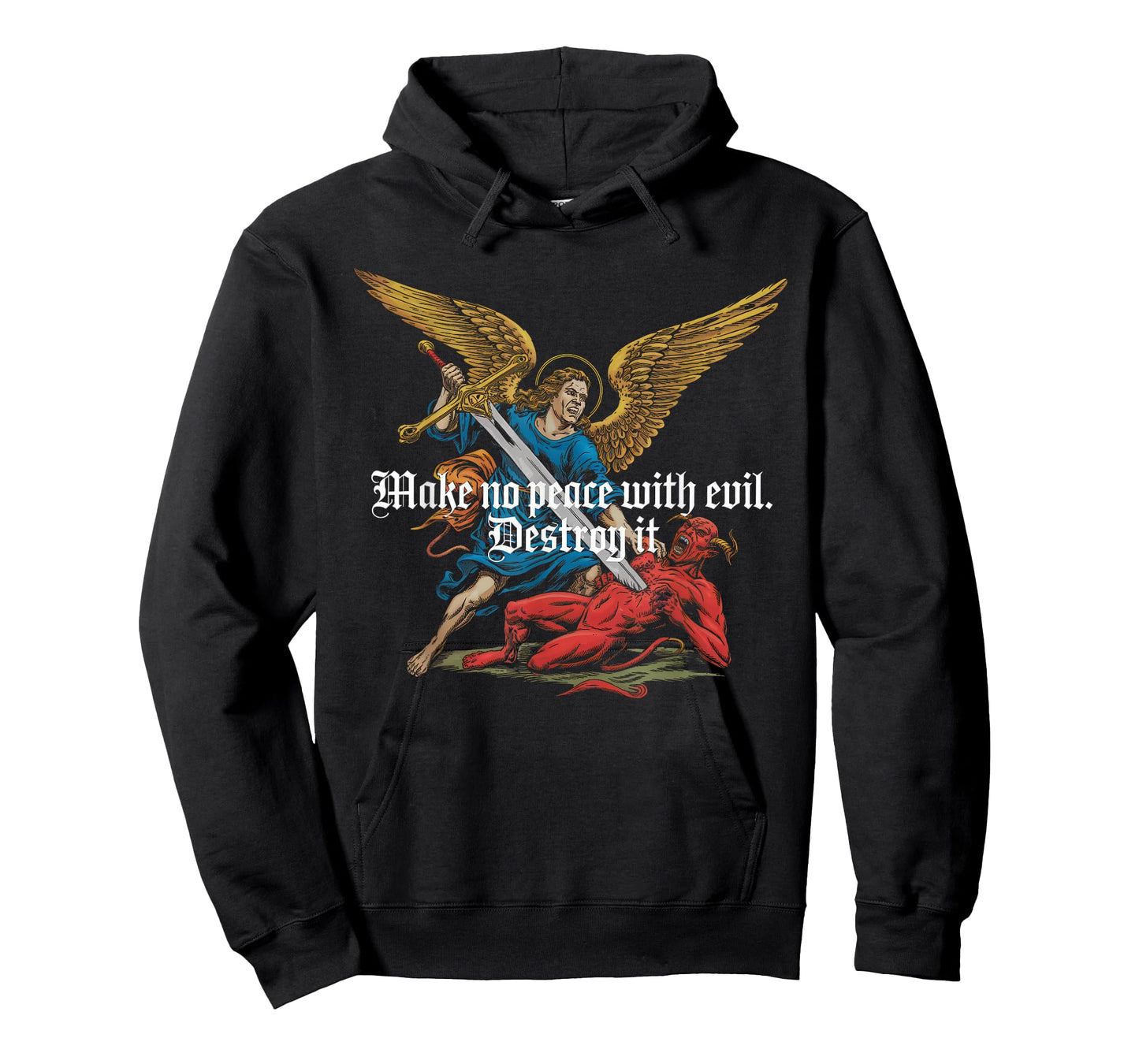 Make No Peace with Evil Tshirt Archangel Michael Jesus God T-Shirt