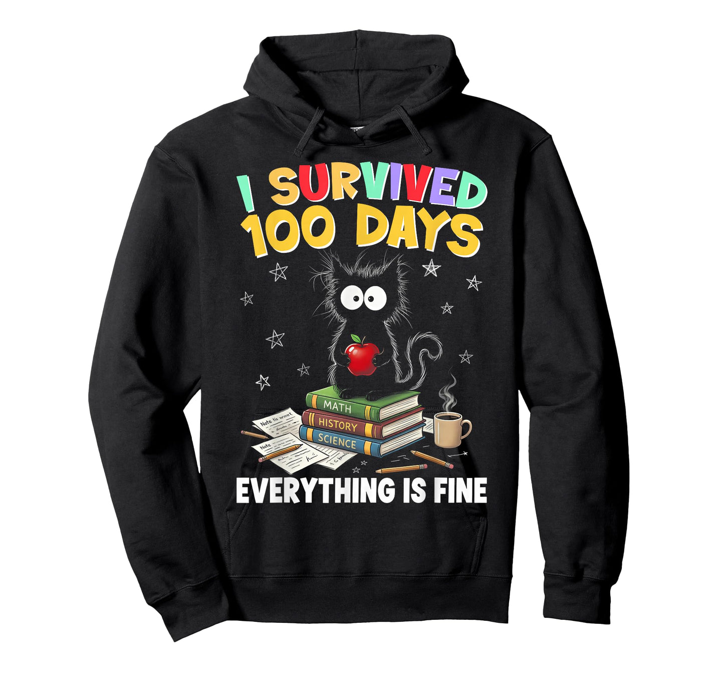 I Survived 100 Days of School Teacher & Kids T-Shirt