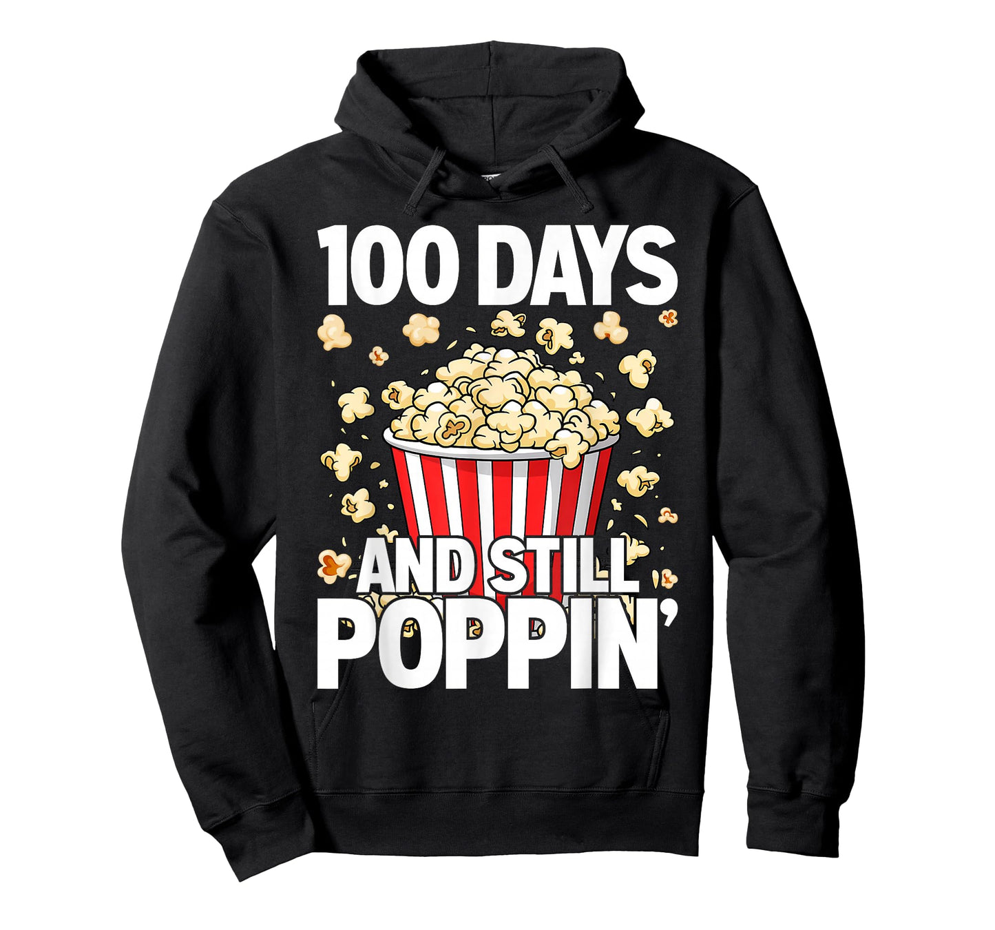 100th Day of School 100 Days and Still Poppin Kids Popcorn T-Shirt