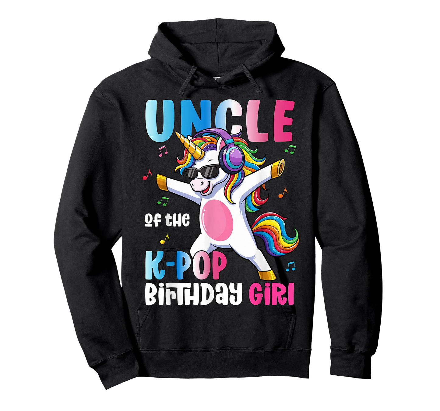 Uncle of The K-Pop Birthday Princess Birthday Girl T-Shirt