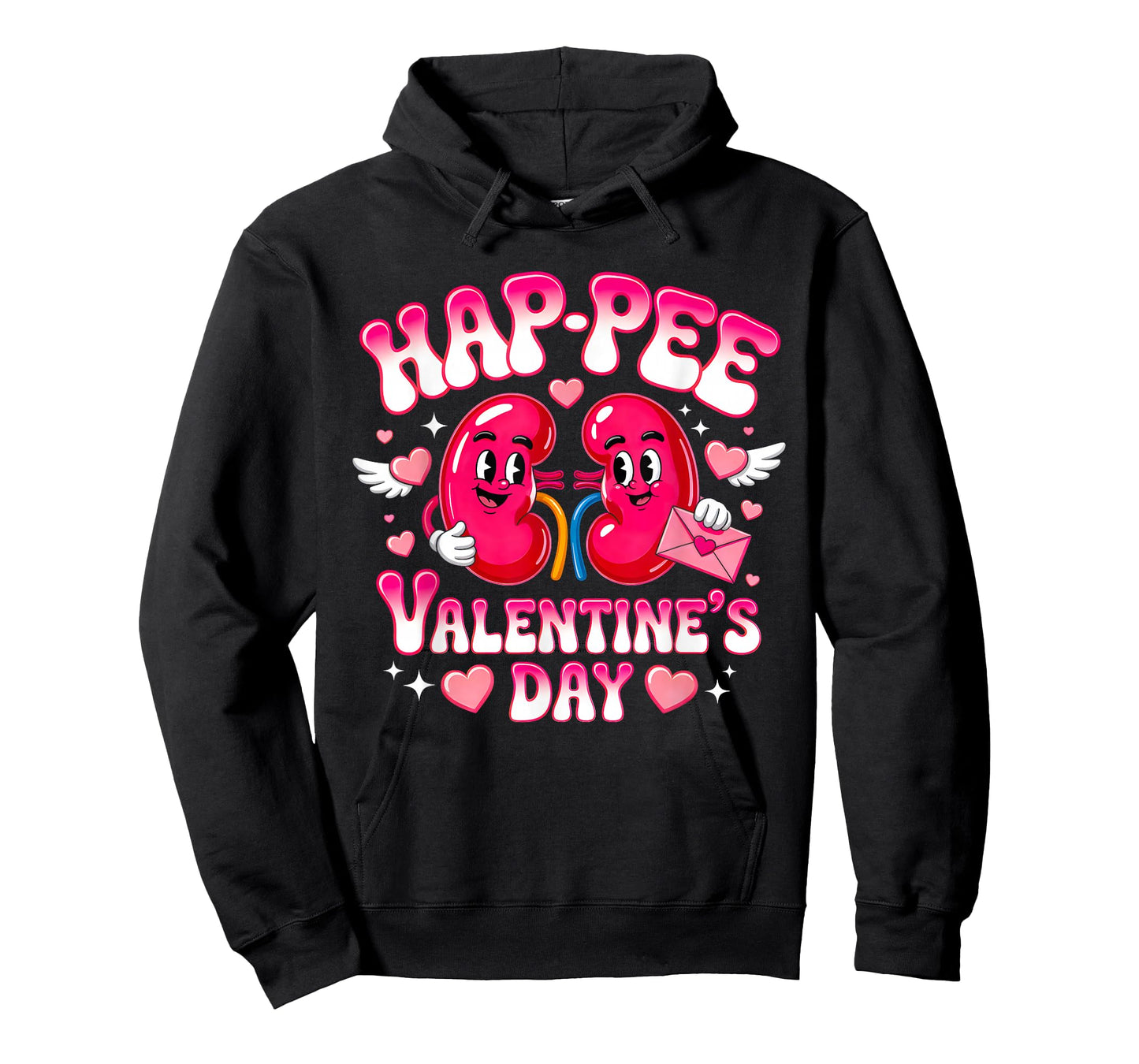 Funny Kidney Hap Pee Valentine Urology Nurse Dialysis Crew T-Shirt