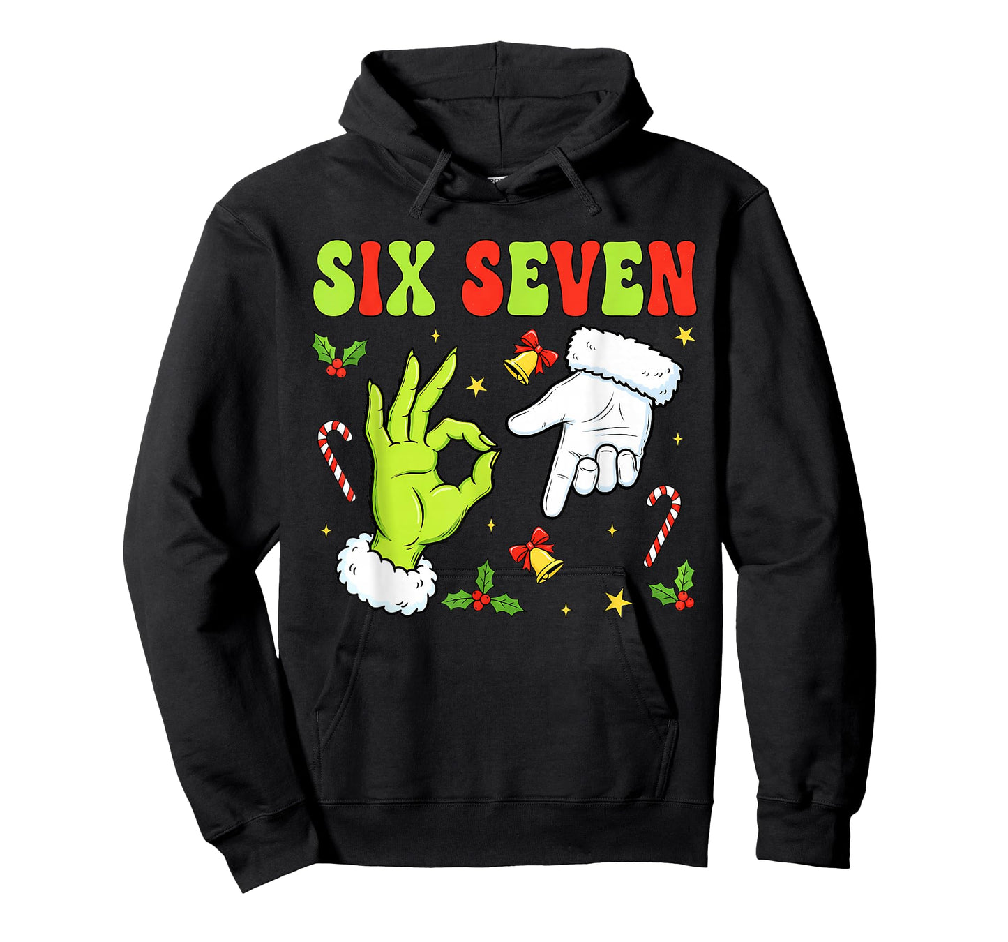 Trending Six Seven Christmas Meme 67 Xmas Funny Christmas T-Shirt