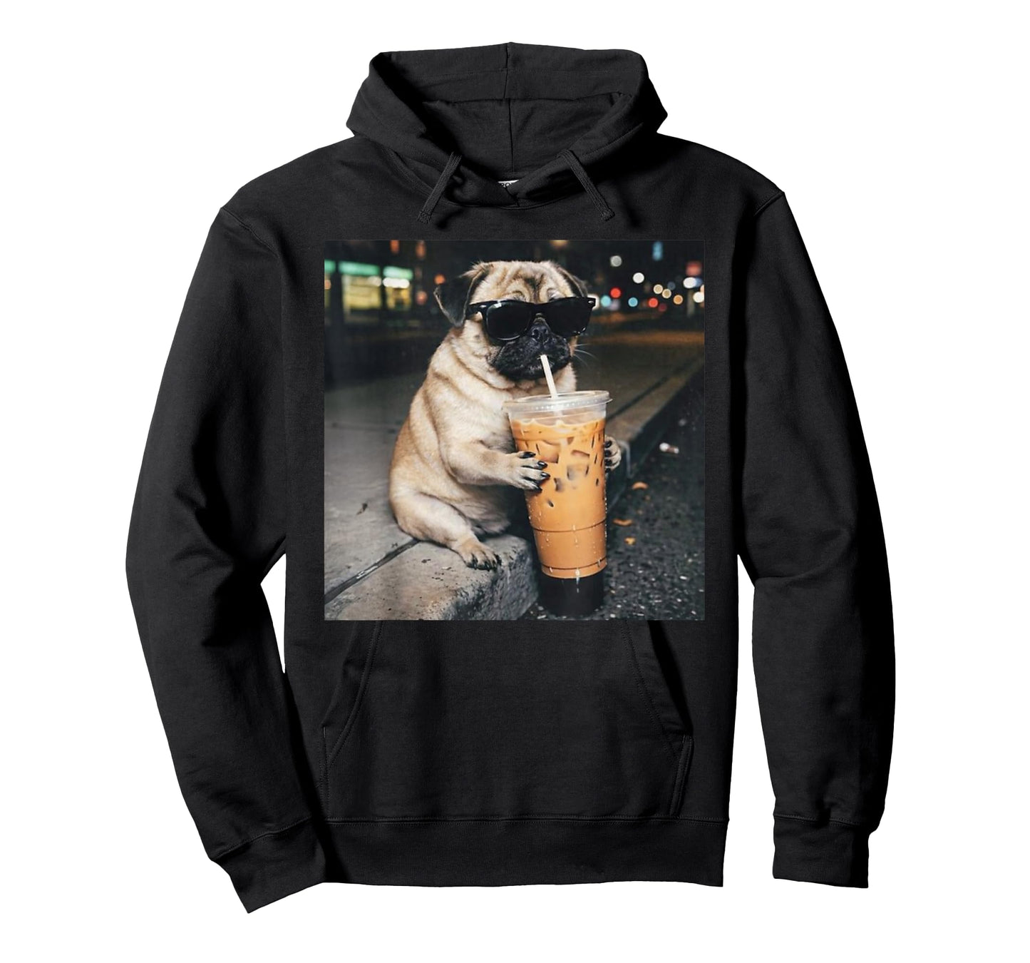 Pug Iced Coffee T-Shirt