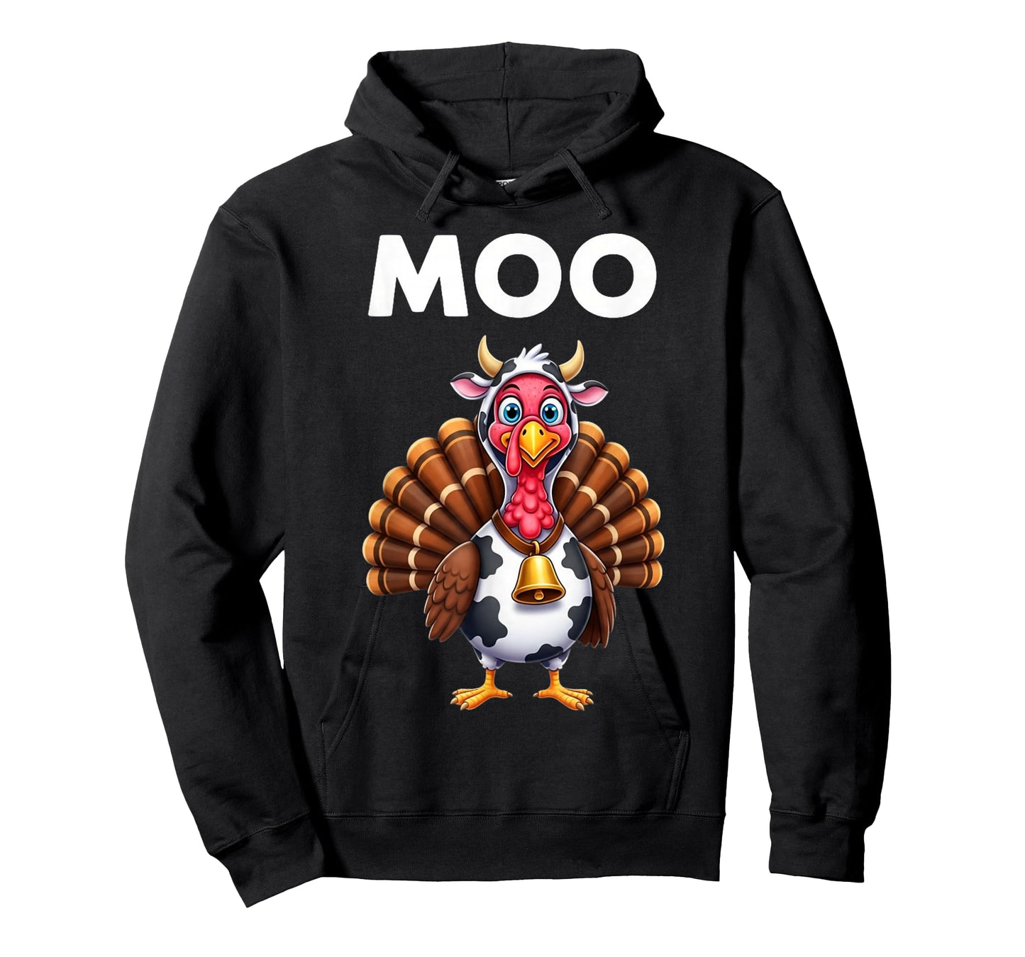 Moo Turkey Funny Sarcastic Thanksgiving T-Shirt