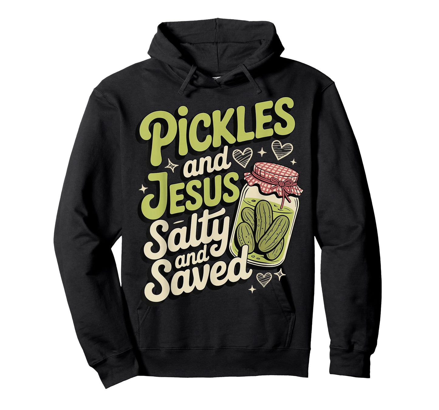 Pickles and Jesus Salty and Saved T-Shirt