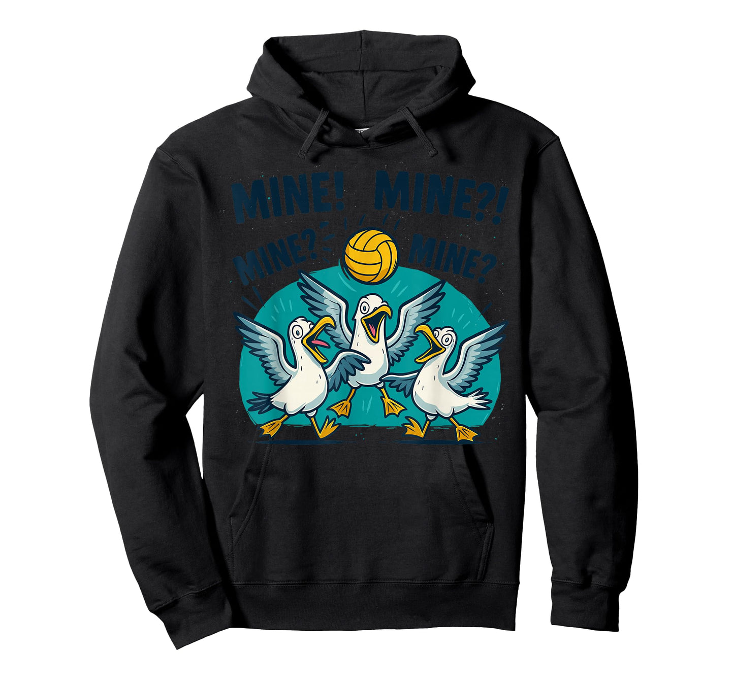 Volleyball Costume for Girls Women, Volleyball Seagull Mine T-Shirt