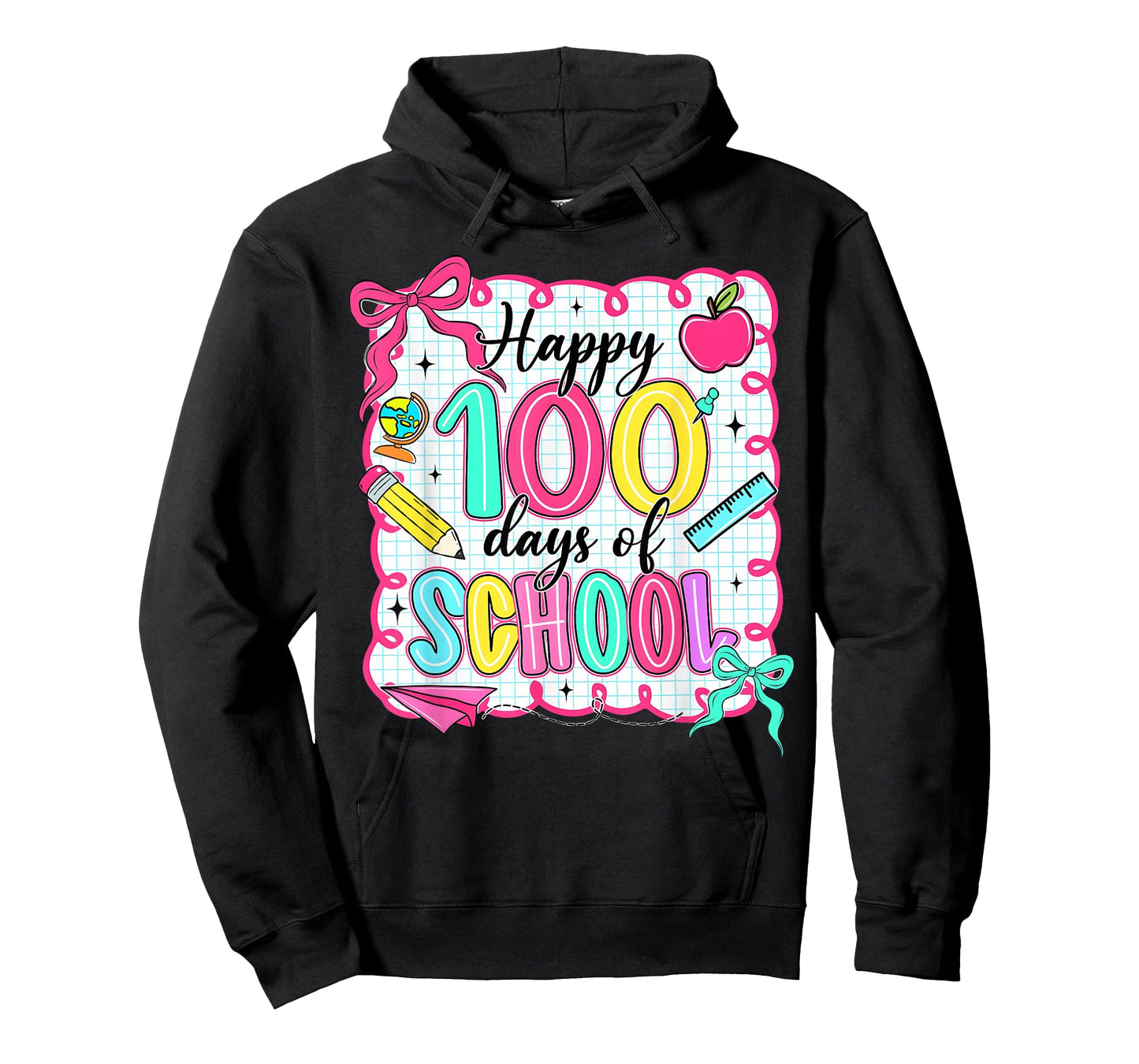 Happy 100 Days of School Cute School Teacher Kids T-Shirt