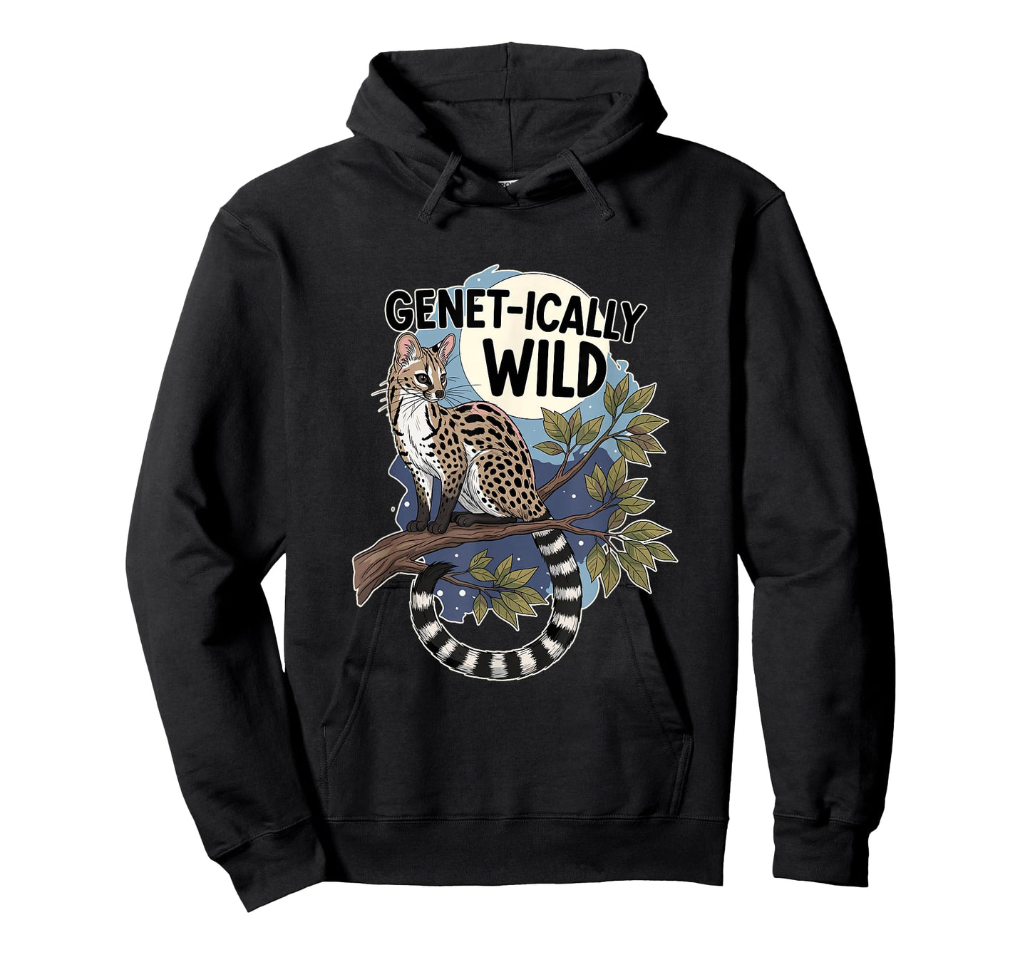 Genet-ically Wild Funny Genet Cat Lover T-Shirt