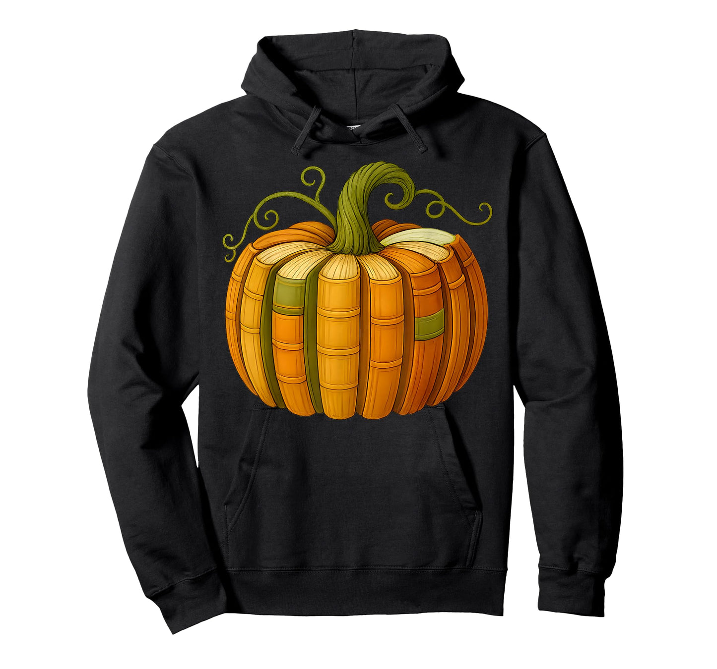 Pumpkin Made Out of Books Tee Reading Halloween Teacher Fall T-Shirt