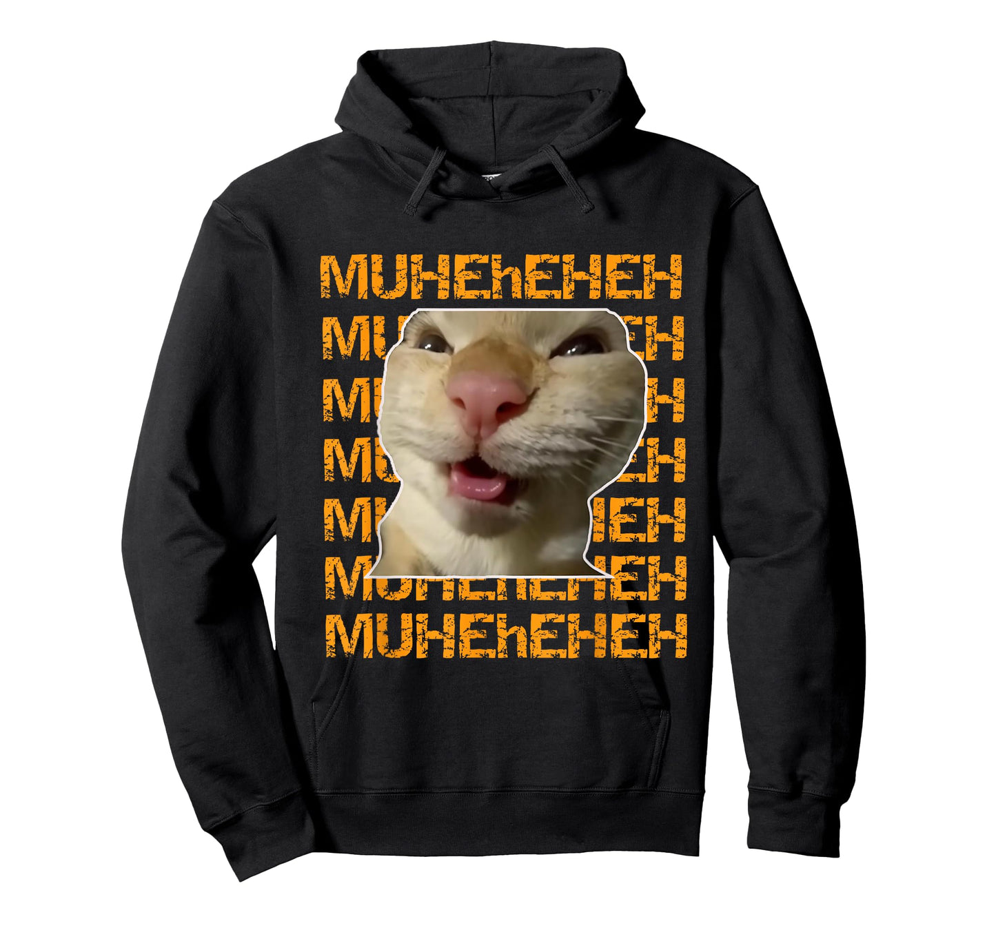 Funny Laughing Cat Meme Design Muheheheh Muhehehe Muheheh T-Shirt