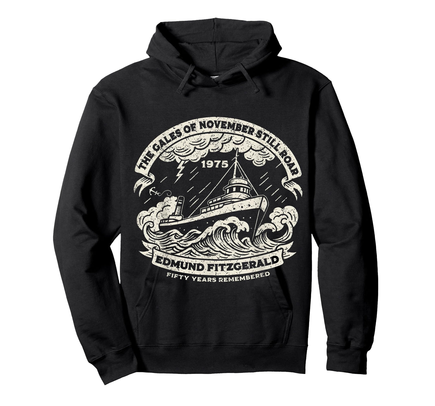 Edmund Fitzgerald Anniversary Great Lakes Maritime Memorial T-Shirt