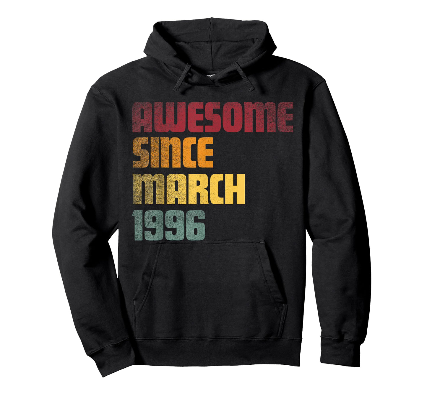Awesome Since March 1996 30th Birthday - Vintage T-Shirt