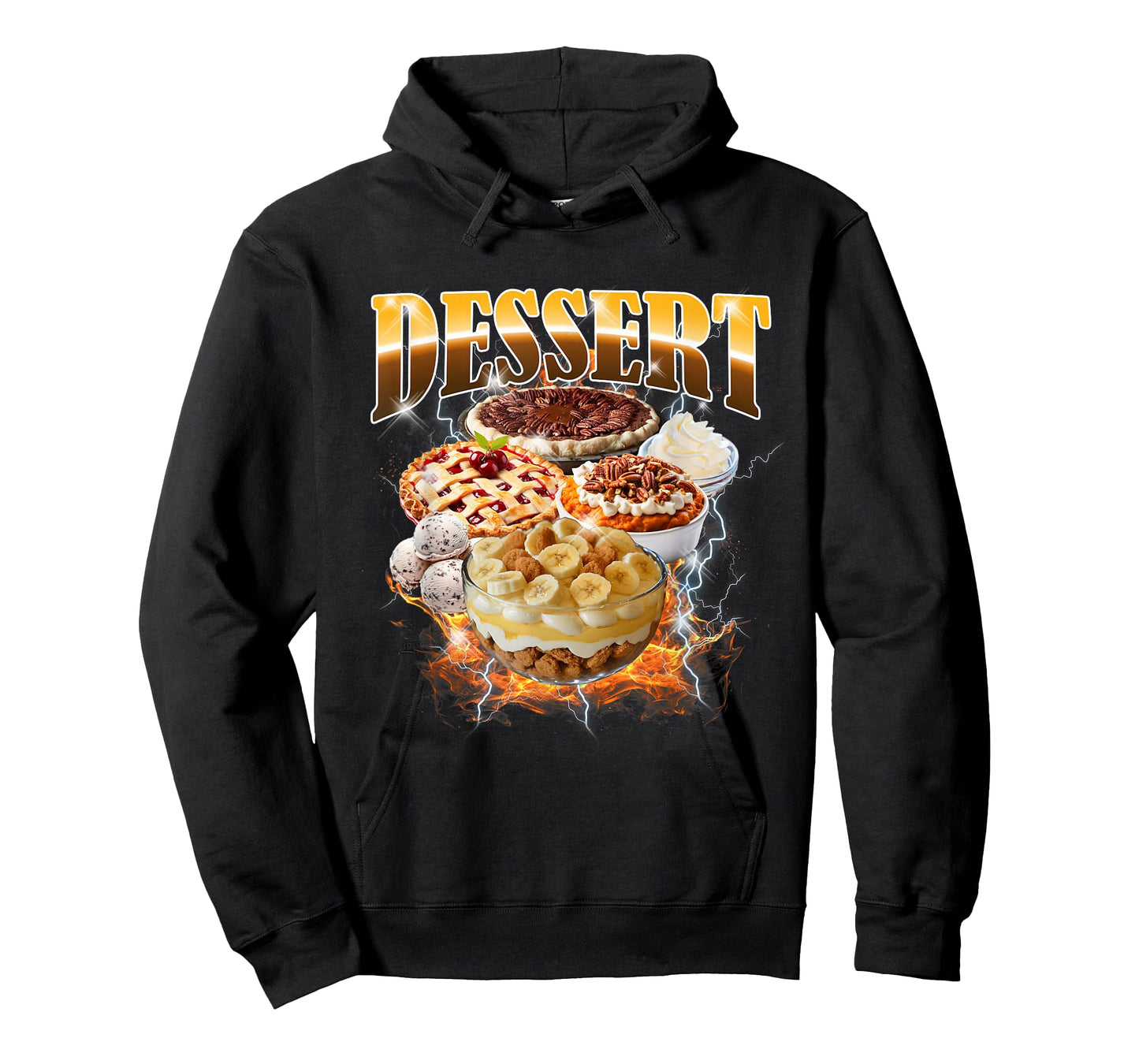 Thanksgiving Dessert Bootleg 90's Rap Rock Vintage T-Shirt