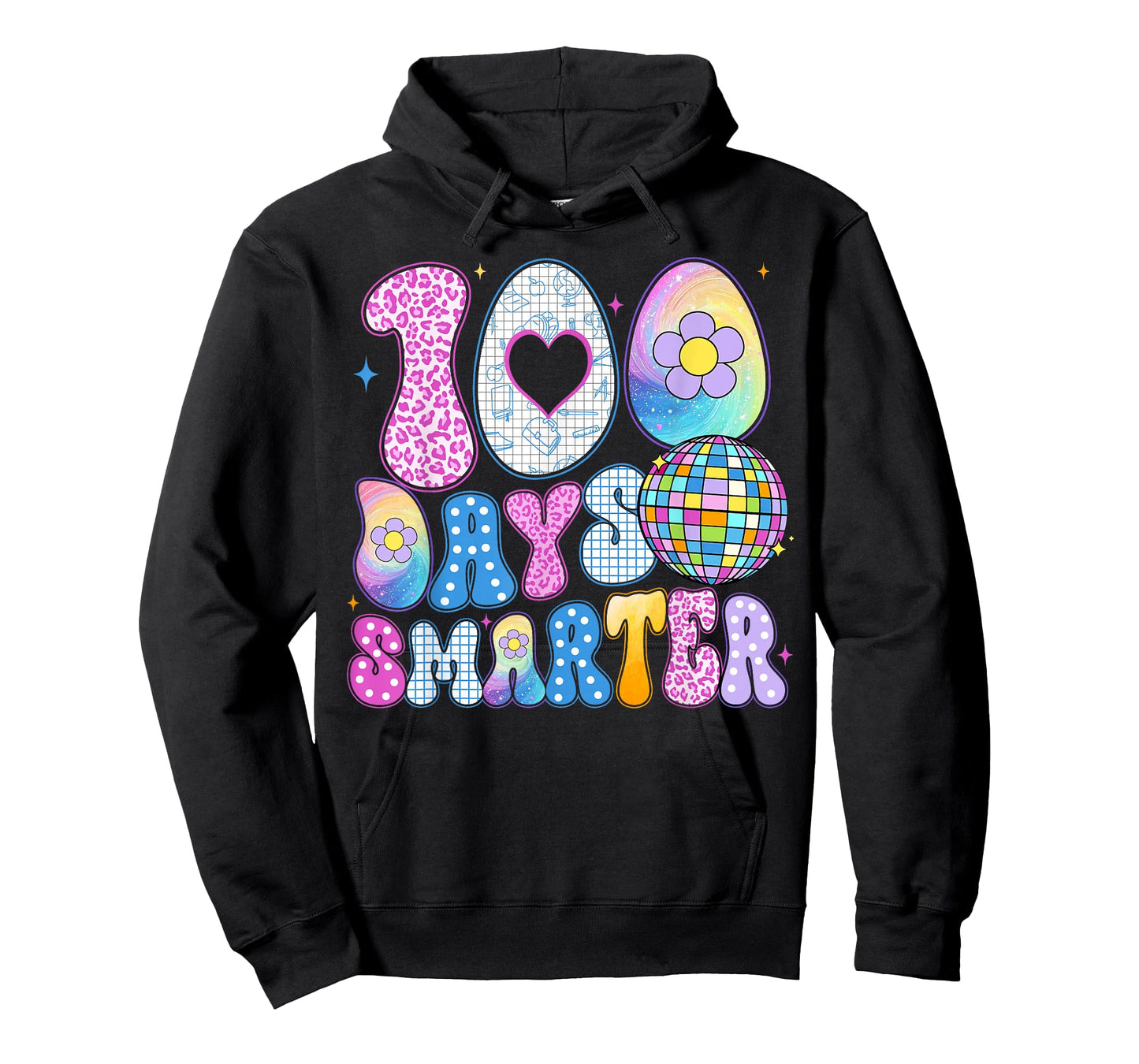 100 Days Smarter Happy 100th Day of School Shirts Boys Girls T-Shirt