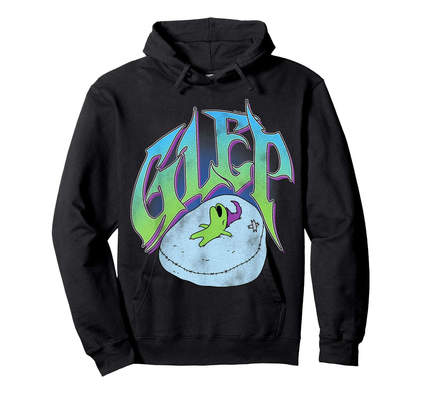 Smiling Friends Napping Glep Colorful Old English Cartoon T-Shirt