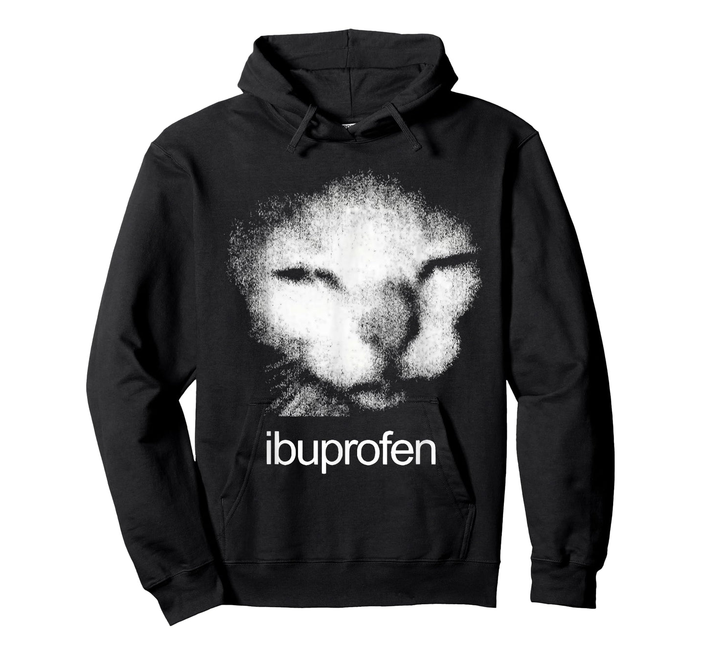 Funny Ibuprofen Cat Meme with Cringe Ugly Feline Face T-Shirt