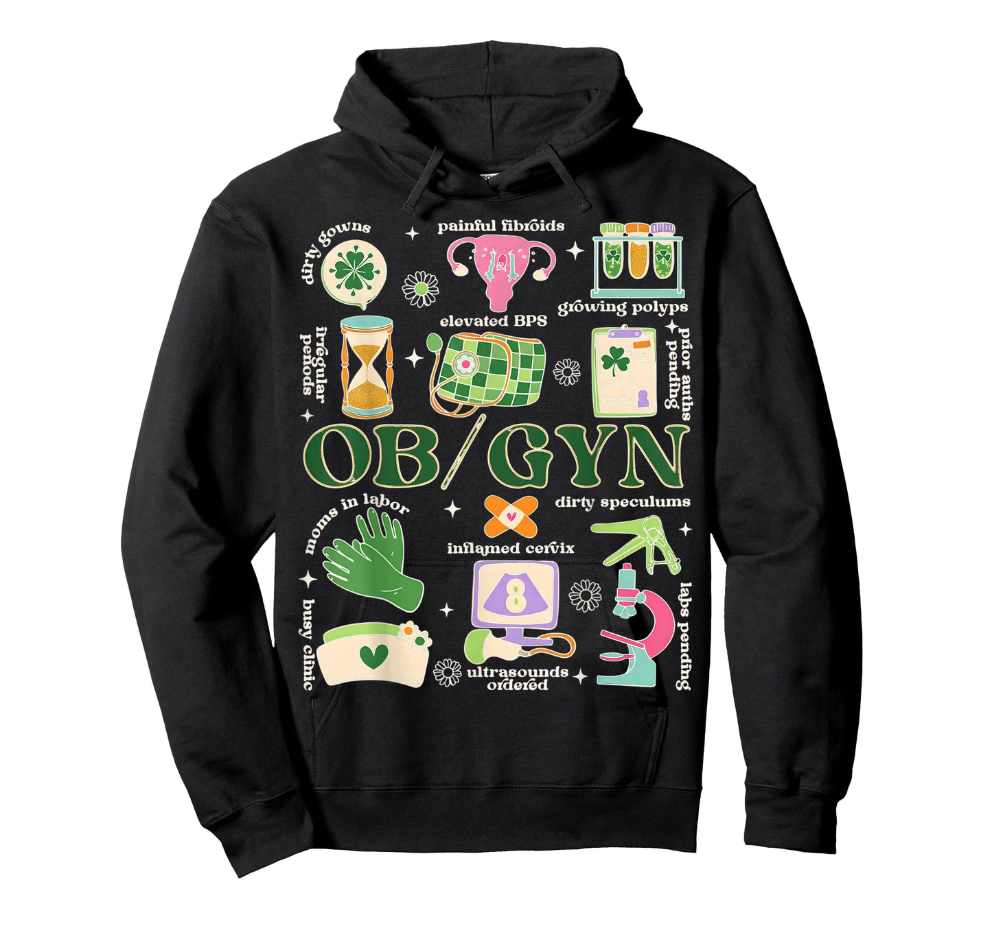ST Patrick Day OBGYN Obstetrician-Gynecologist OBGYN Doctor T-Shirt