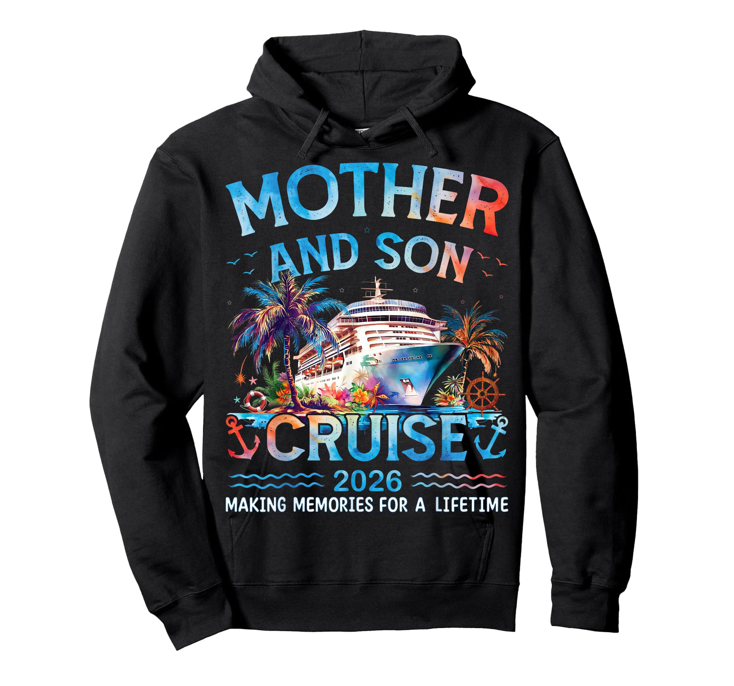 Mother and Son Cruise 2026 Matching Family Vacation Trip T-Shirt