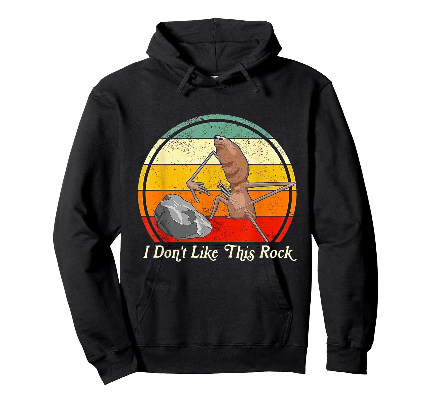 I Don't Like This Rock Marcus The Worm Meme Retro Vintage T-Shirt