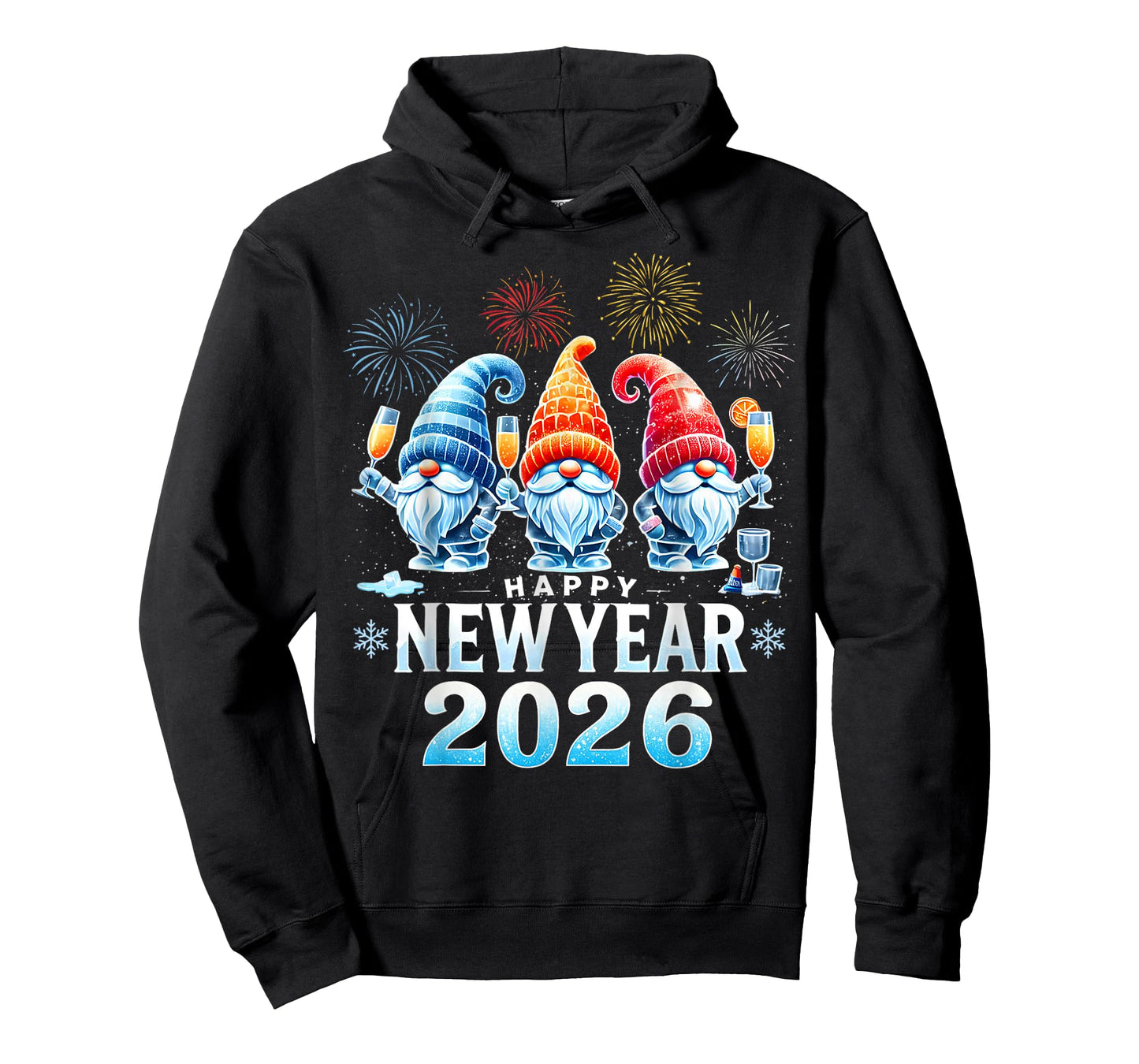 Happy New Year 2026 Gnomes Family Party New Years Eve T-Shirt