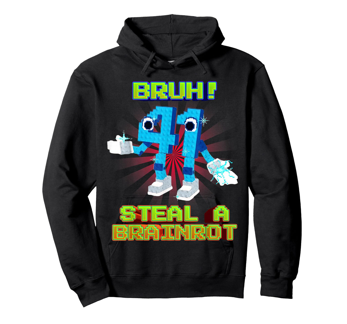 Bruh 41 Forty One 4-1 Funny Brainrot for Boys Kids Teens T-Shirt