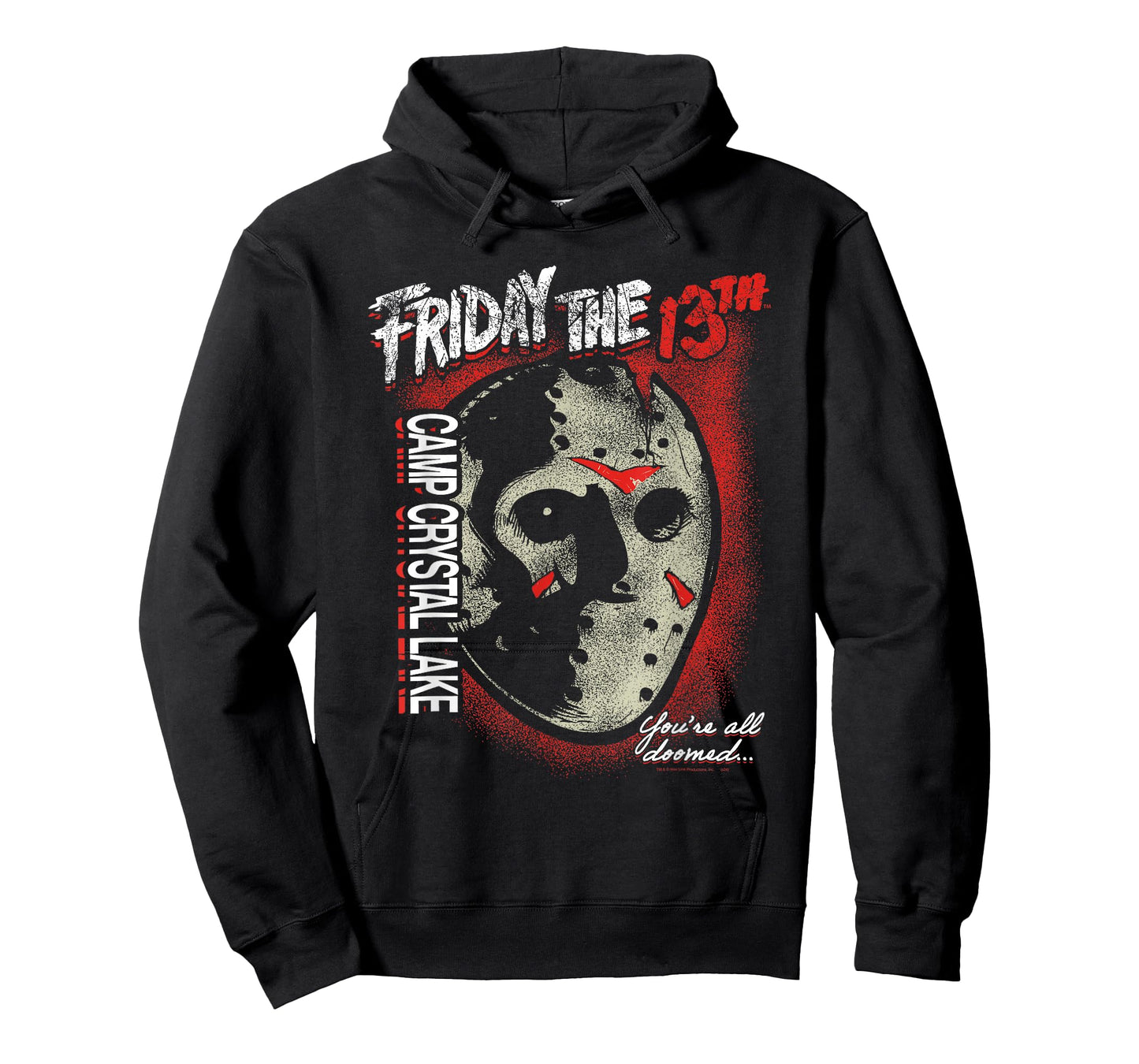 Friday The 13th Jason Mask You're All Doomed Horror Movie T-Shirt