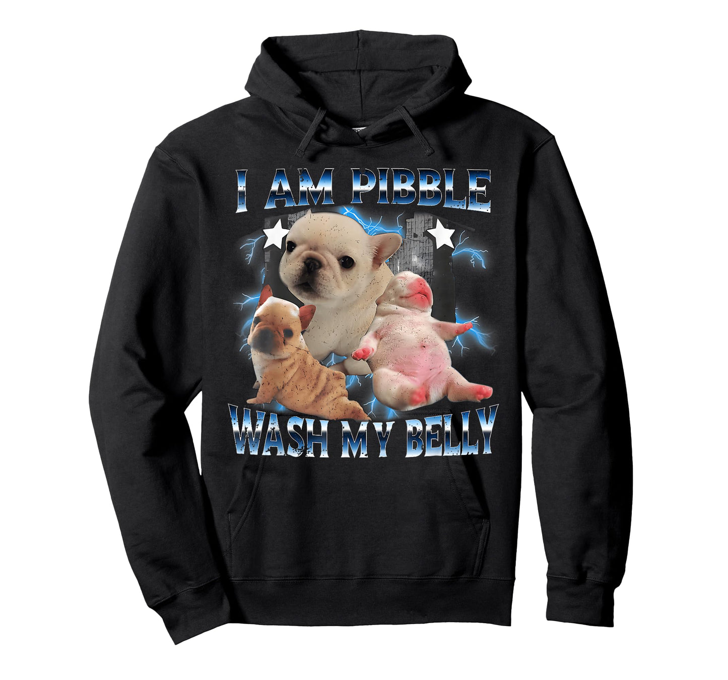 I Am Pibble Wash My Belly Pibble Meme Funny Dog Brainrot T-Shirt