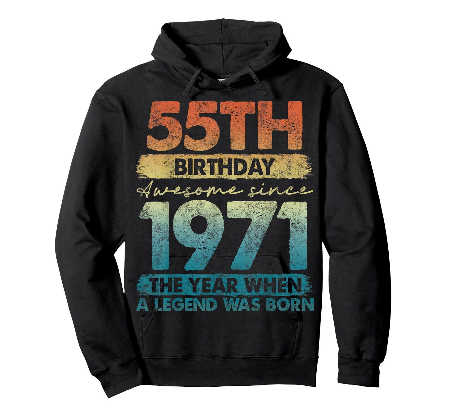 55 Year Old Gifts Vintage 1971 Limited Edition 55th Birthday T-Shirt