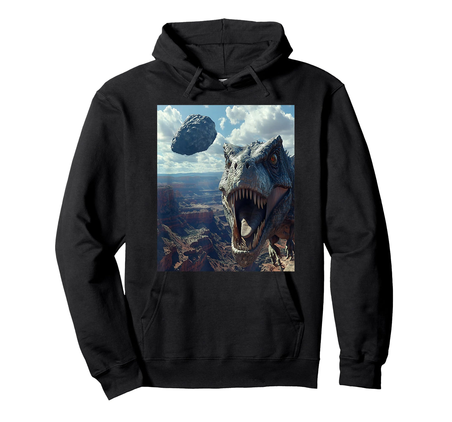 Dinosaur Selfie Meteorite Men Women Humor Animal Funny Dino T-Shirt