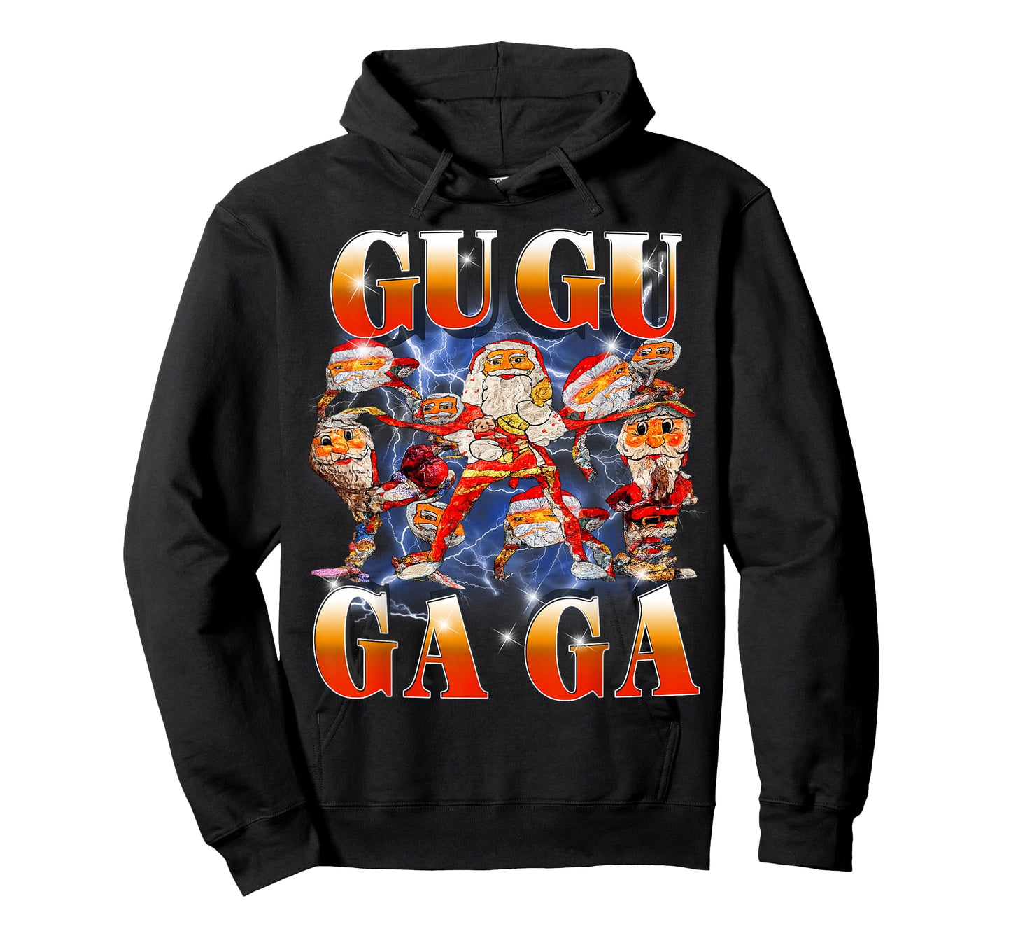 Funny Gugu Gaga Santa Brainrot Meme Kids Teens T-Shirt