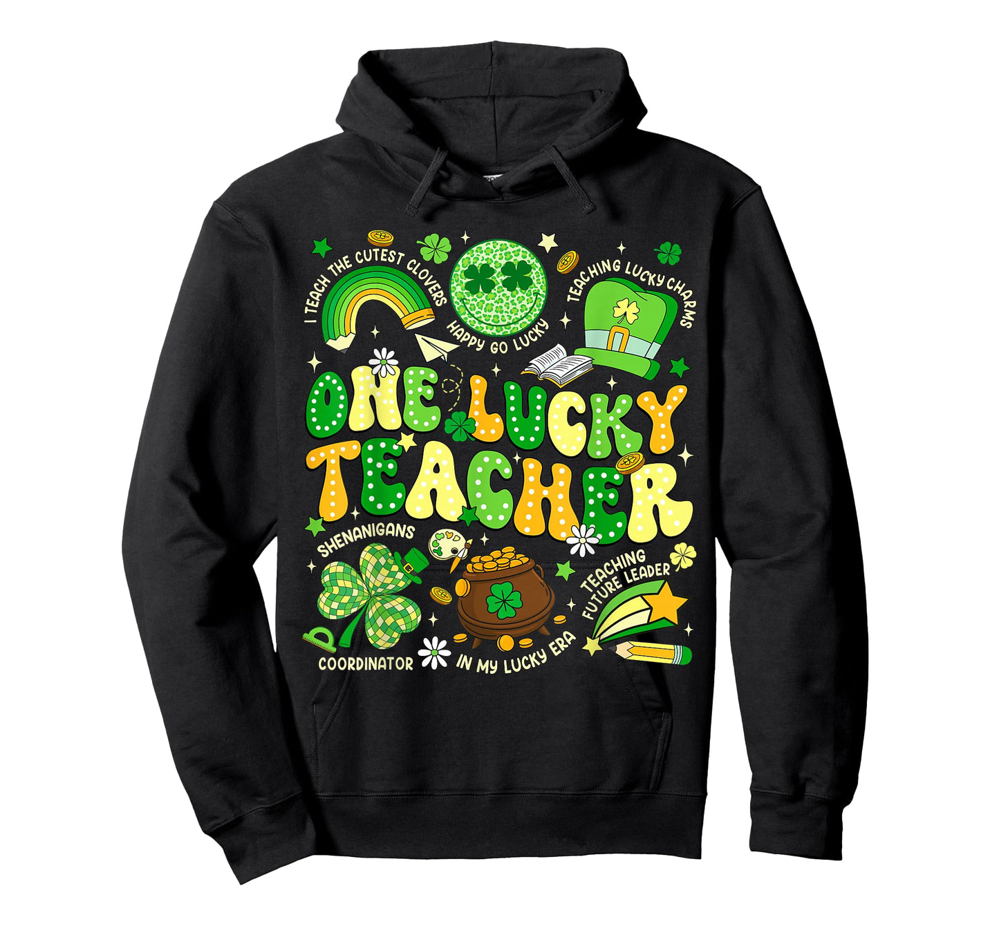 One Lucky Teacher St Patrick's Day Irish Teacher Lucky Era T-Shirt