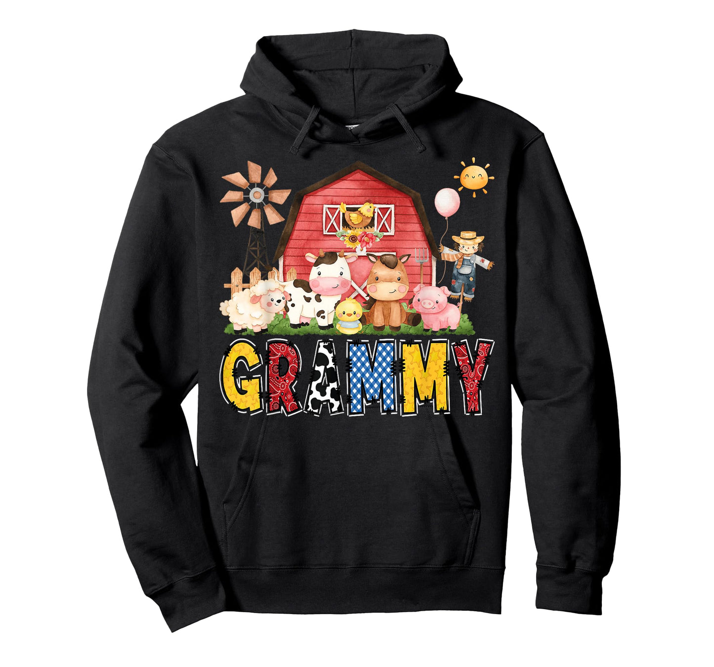Grammy Farm Cow Birthday Boy Matching Family Party T-Shirt