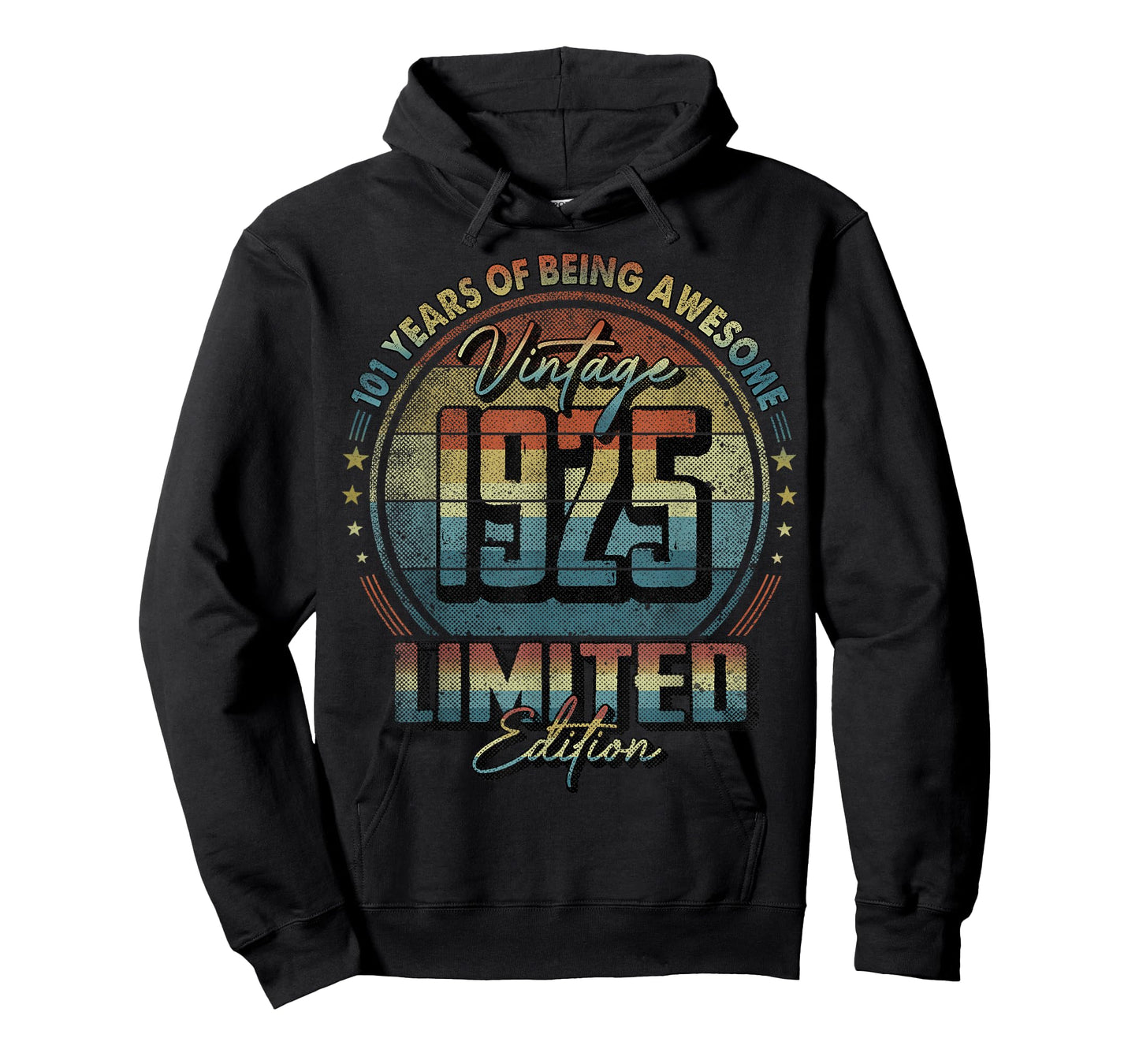 Vintage 1925 Limited Edition 101 Year Old 101st Birthday T-Shirt