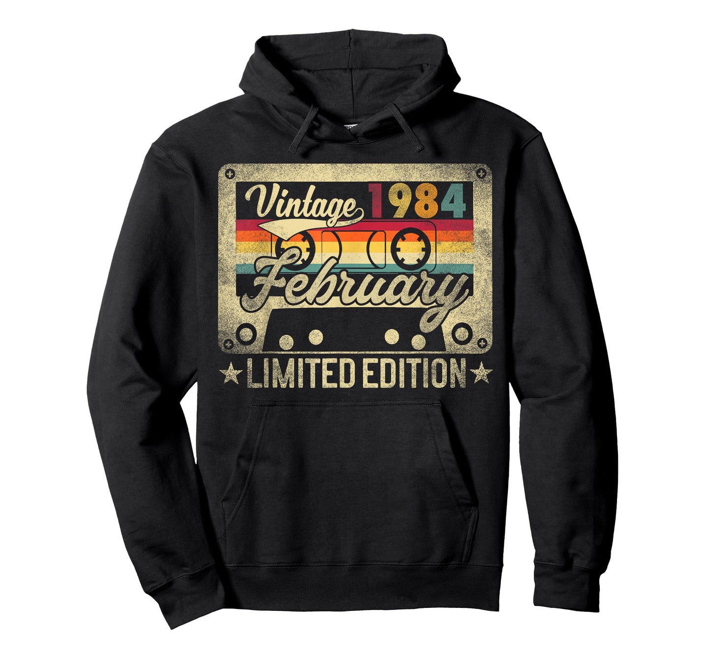 Vintage 1984 February 42 Years Old 42nd Birthday Men Women T-Shirt