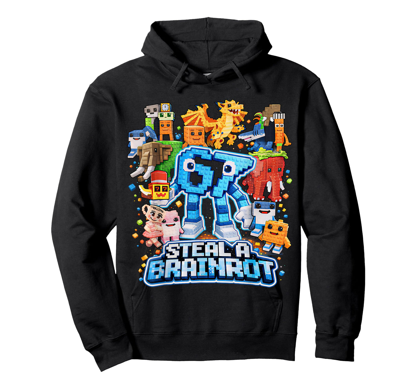 Six Seven 67 Steal a Brainrot Meme Gifts for Boys Kids Teen T-Shirt