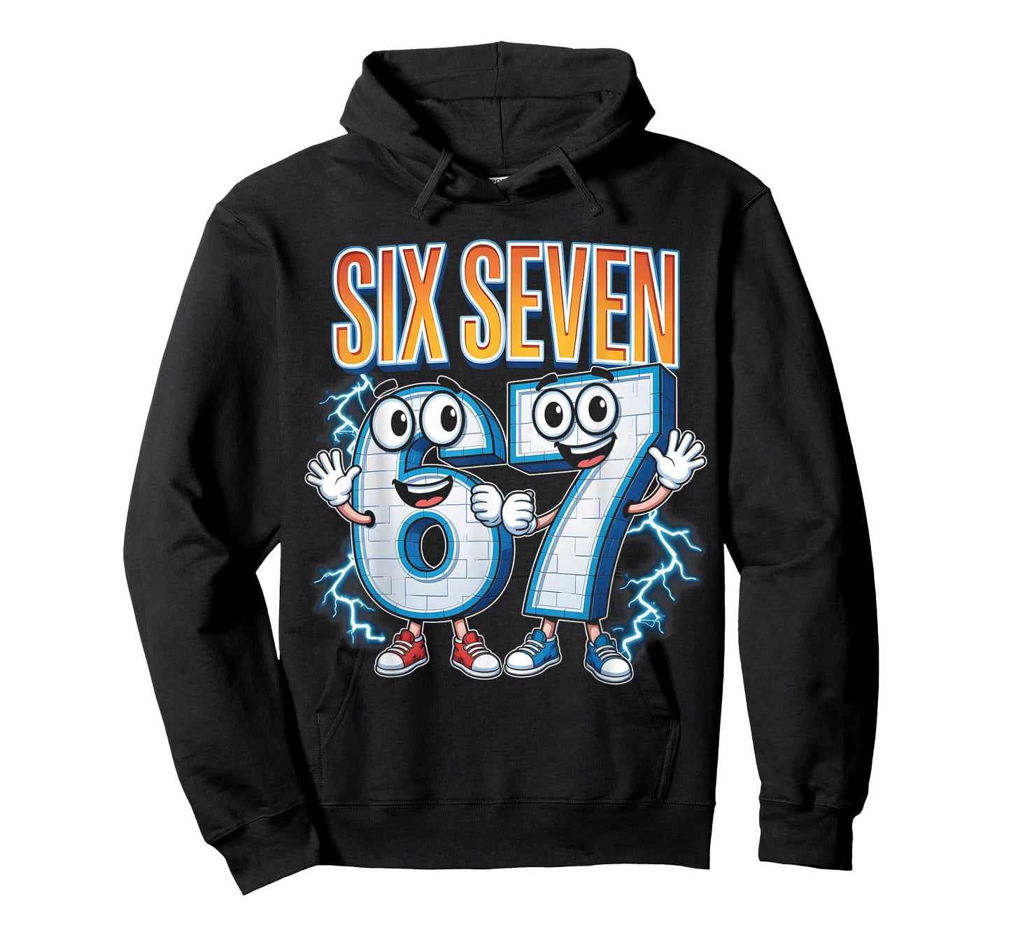67 Brainrot Italian Meme Funny 67 Kids Costume Six Seven 6-7 T-Shirt
