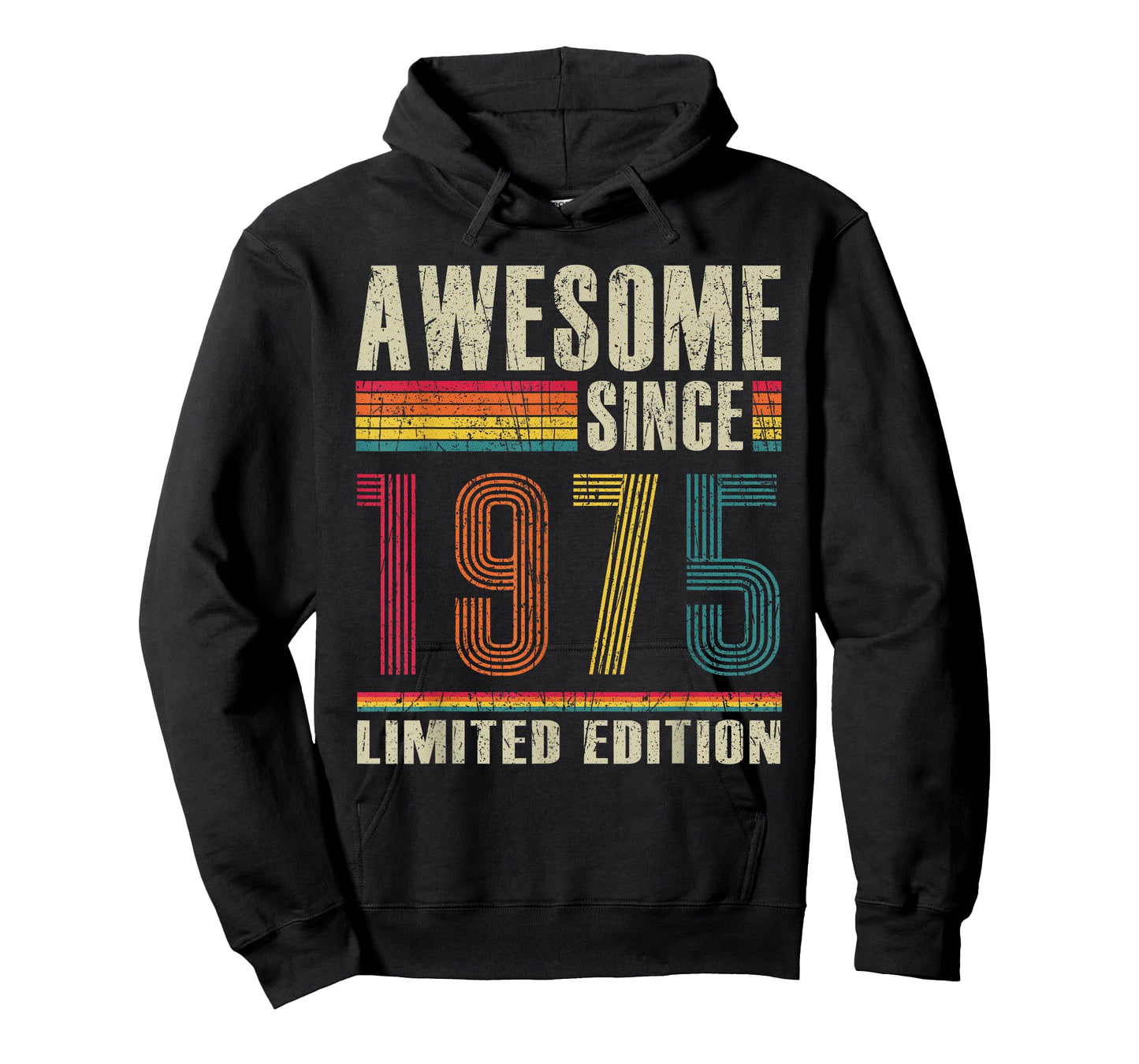 Vintage Awesome Since 1975 50th Birthday 50 Years Old T-Shirt