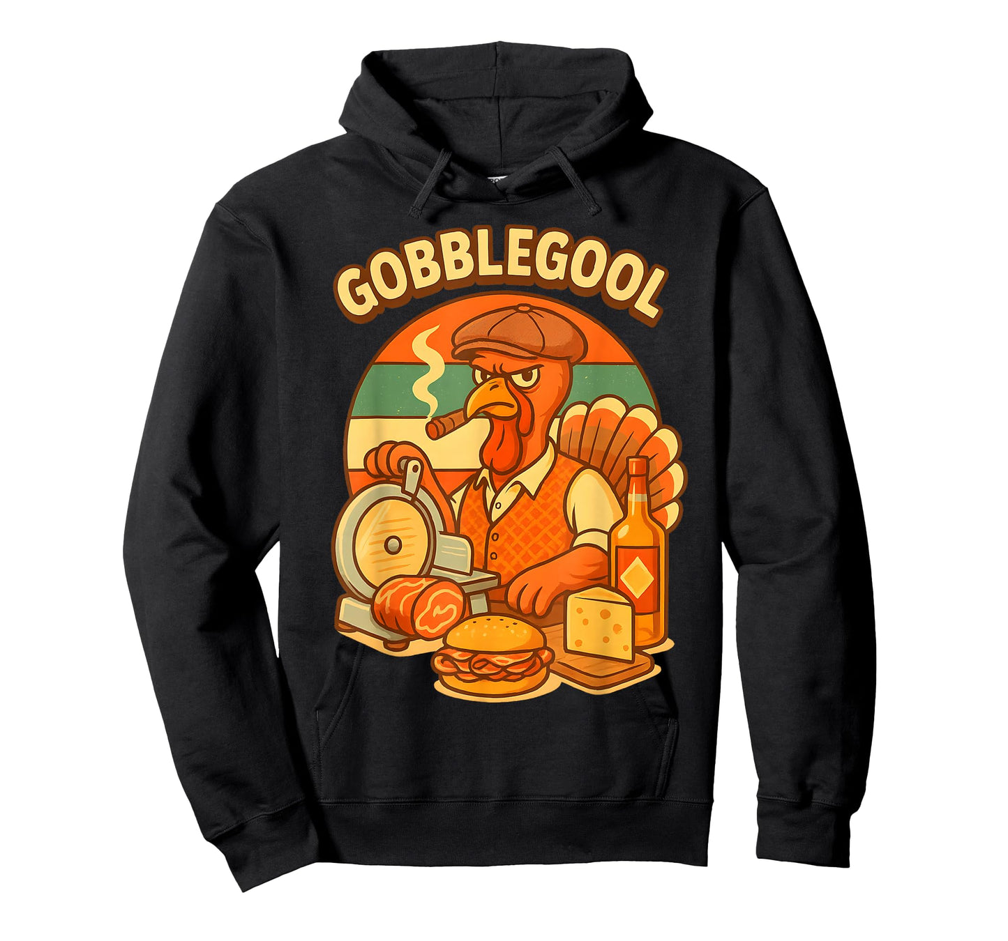 Turkey Gabagool Gobblegool Funny Italian Food T-Shirt