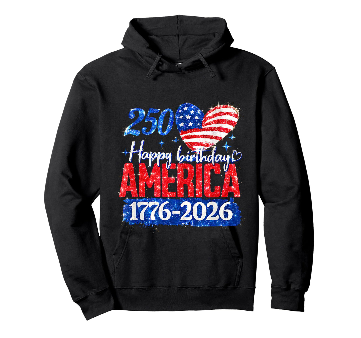 250th Happy Birthday America 1776-2026 T-Shirt