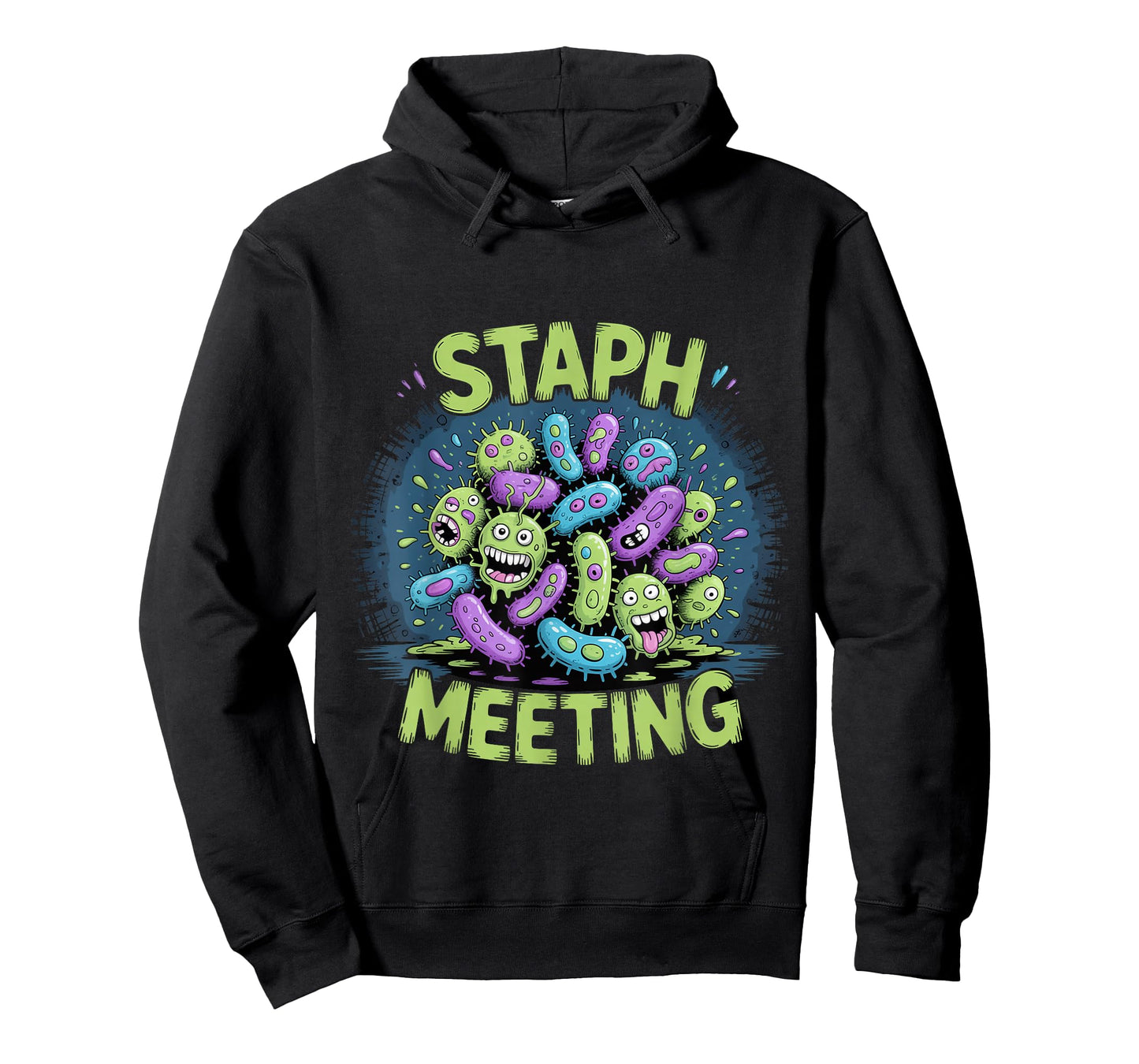 Staph Meeting Biology Nerd Bacteria Joke T-Shirt