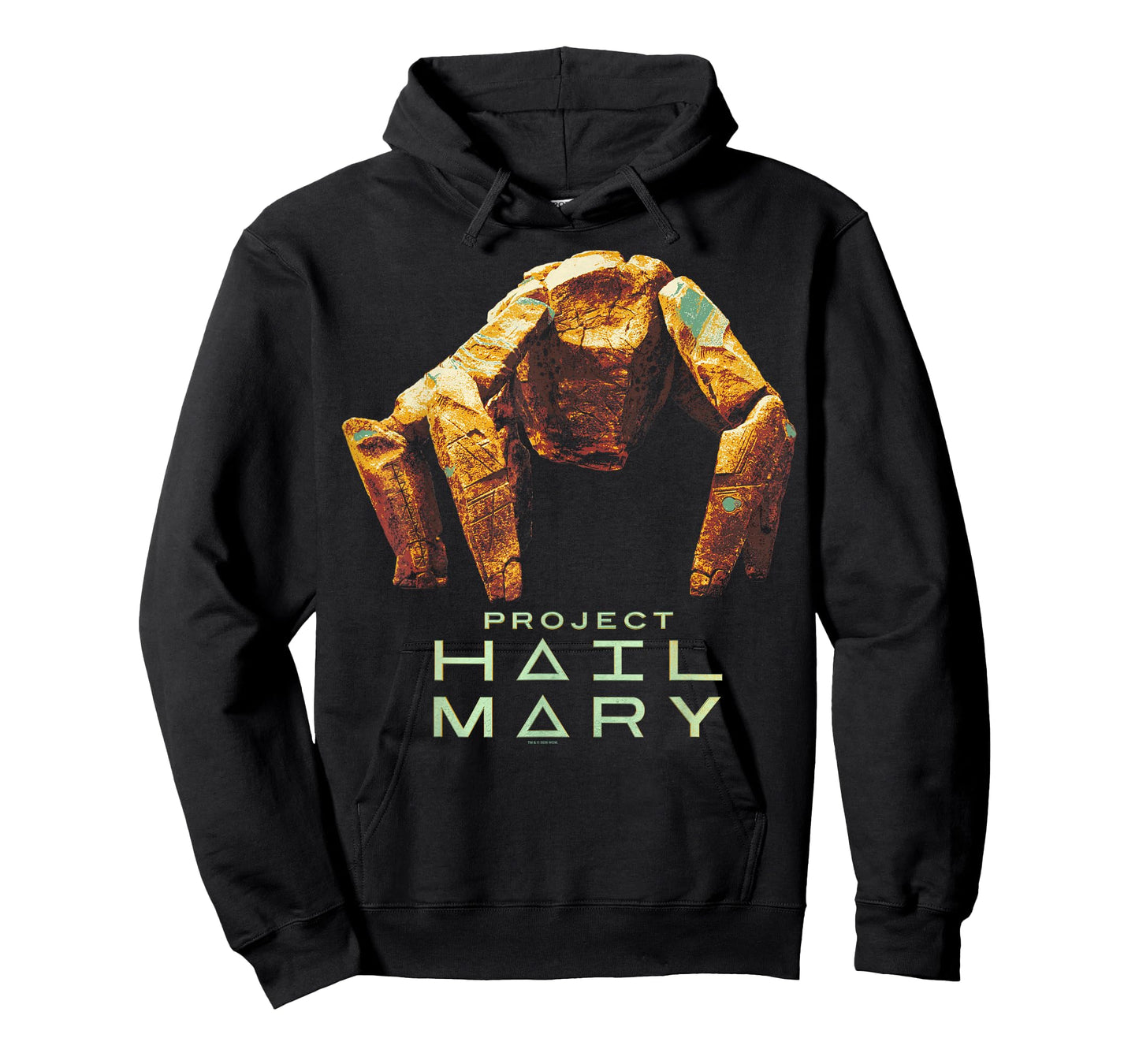 Project Hail Mary Rocky The Alien Distressed Portrait T-Shirt