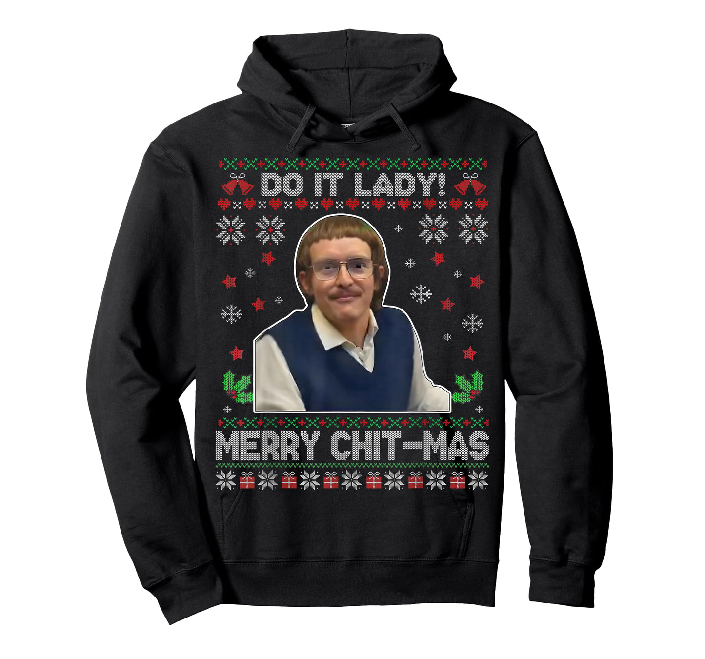 Do It Funny Chit-mas Santa Ugly Christmas Sweater T-Shirt