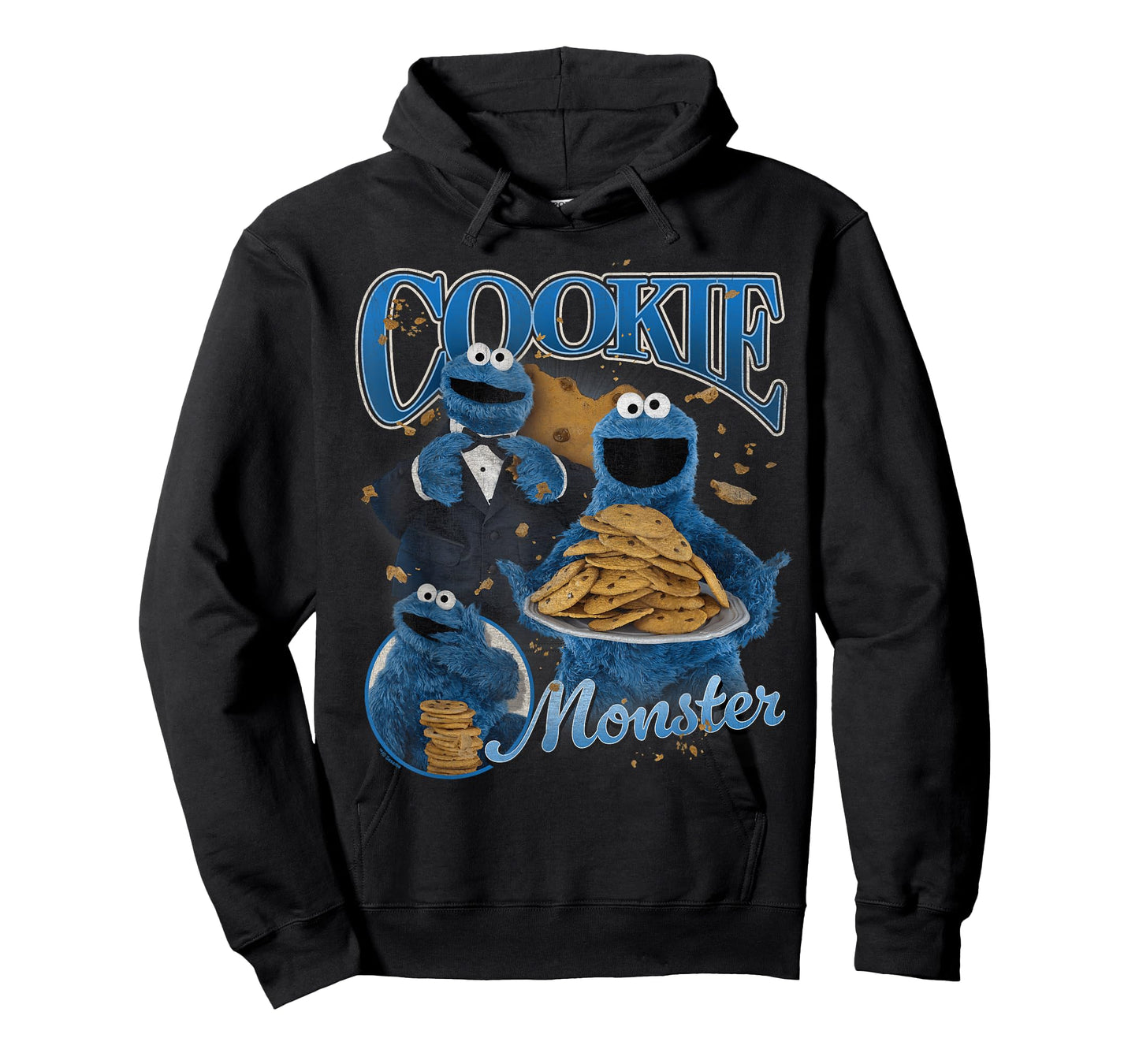 Sesame Street Cookie Monster Bootleg Style T-Shirt