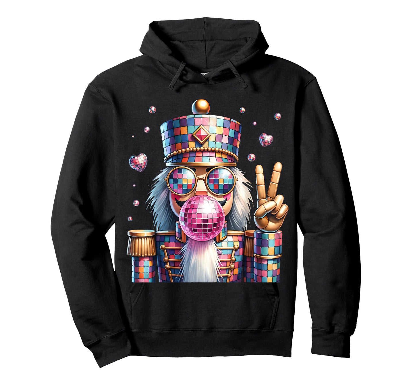 Pink Disco Nutcracker Bubblegum Christmas for Men Women Kid T-Shirt