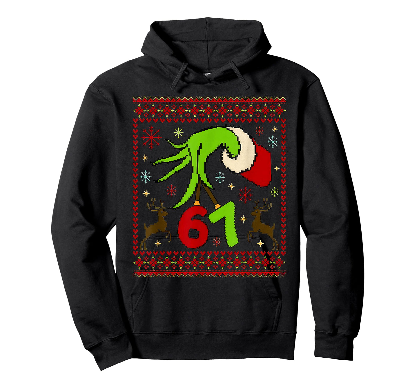 67 Meme Six Seven Kids Women Men Couple Matching Christmas T-Shirt
